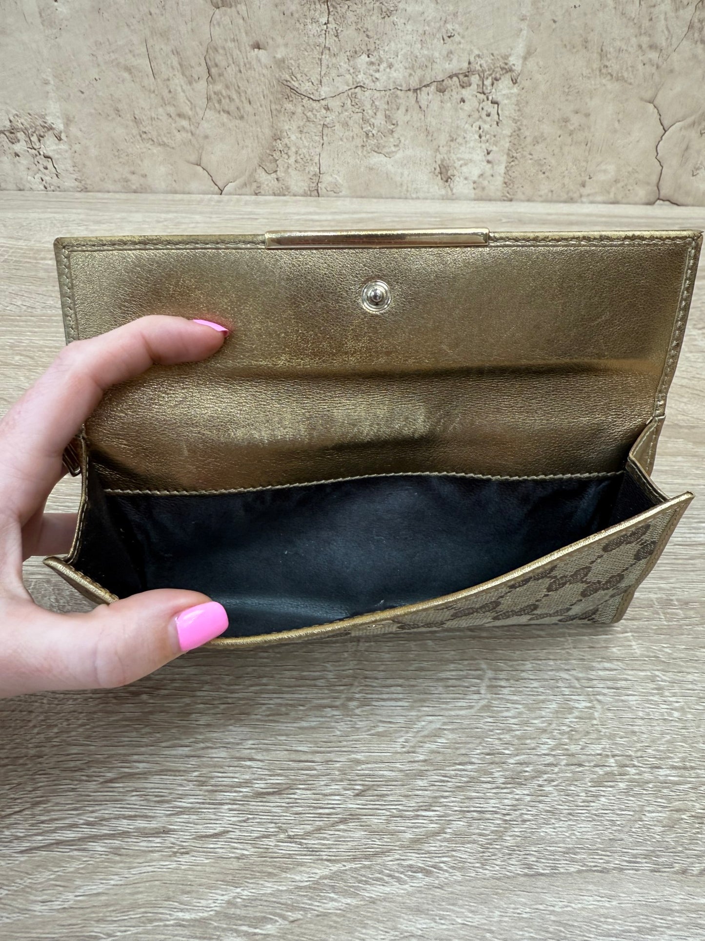 Gucci Canvas Long Wallet