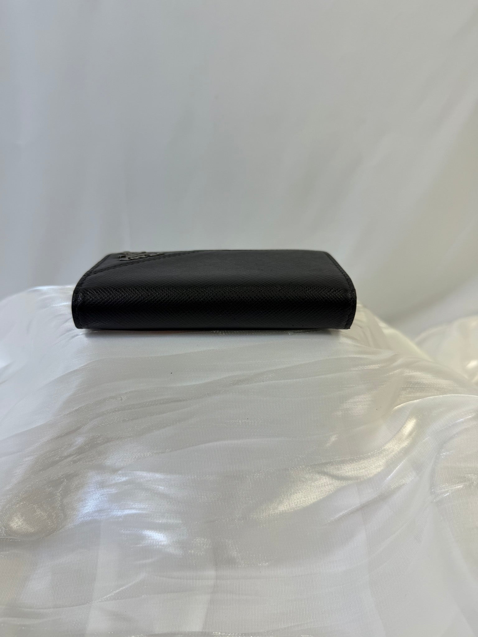 Prada Black Saffiano Leather Card Case