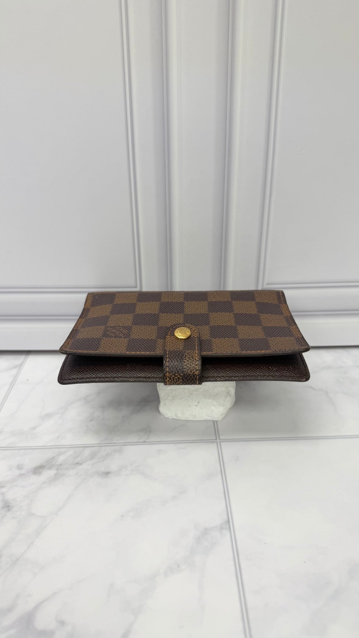 Louis Vuitton Damier Ebene Passport Agenda Cover PM