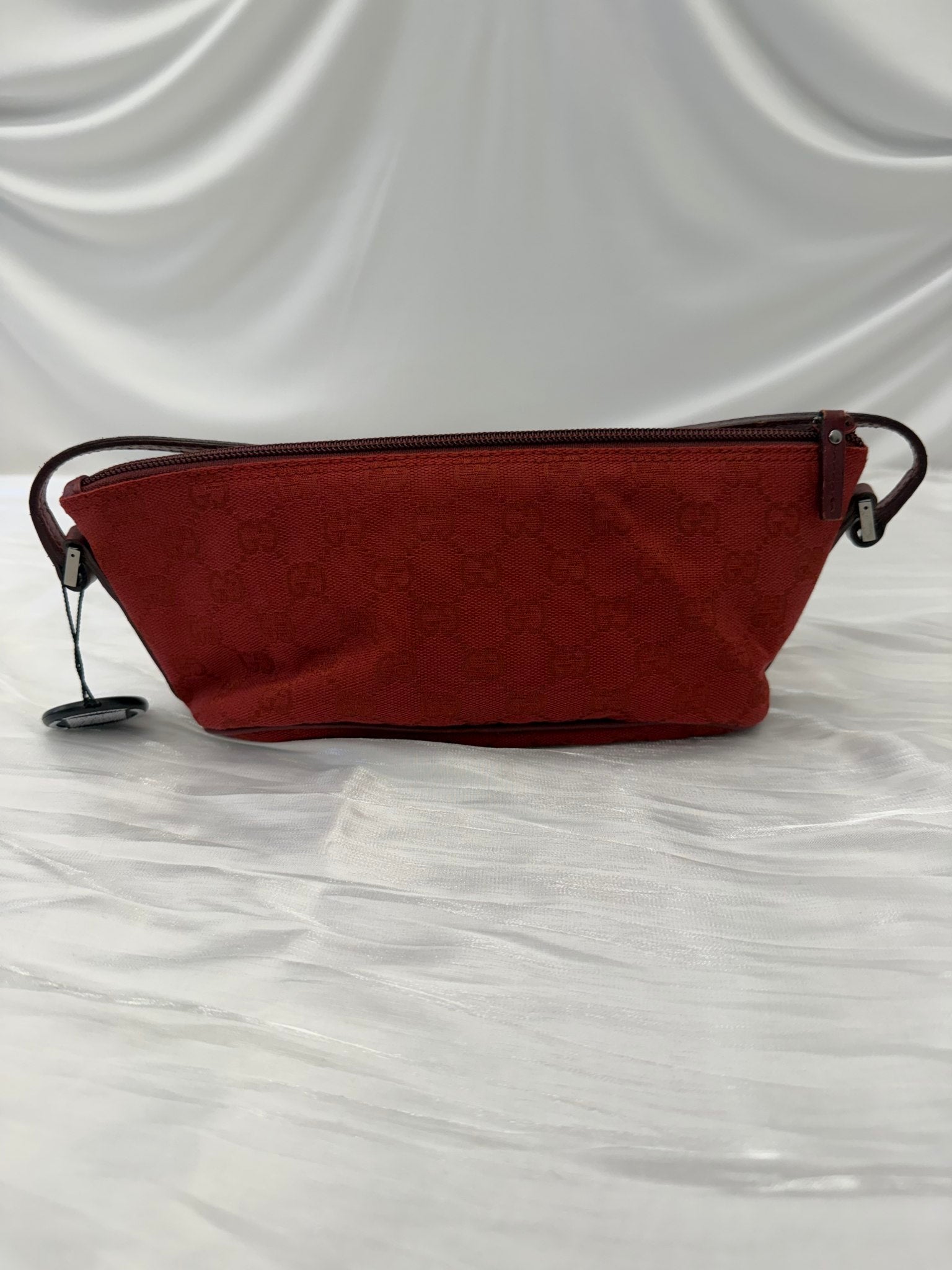 Gucci Red GG Canvas Mini Pochette