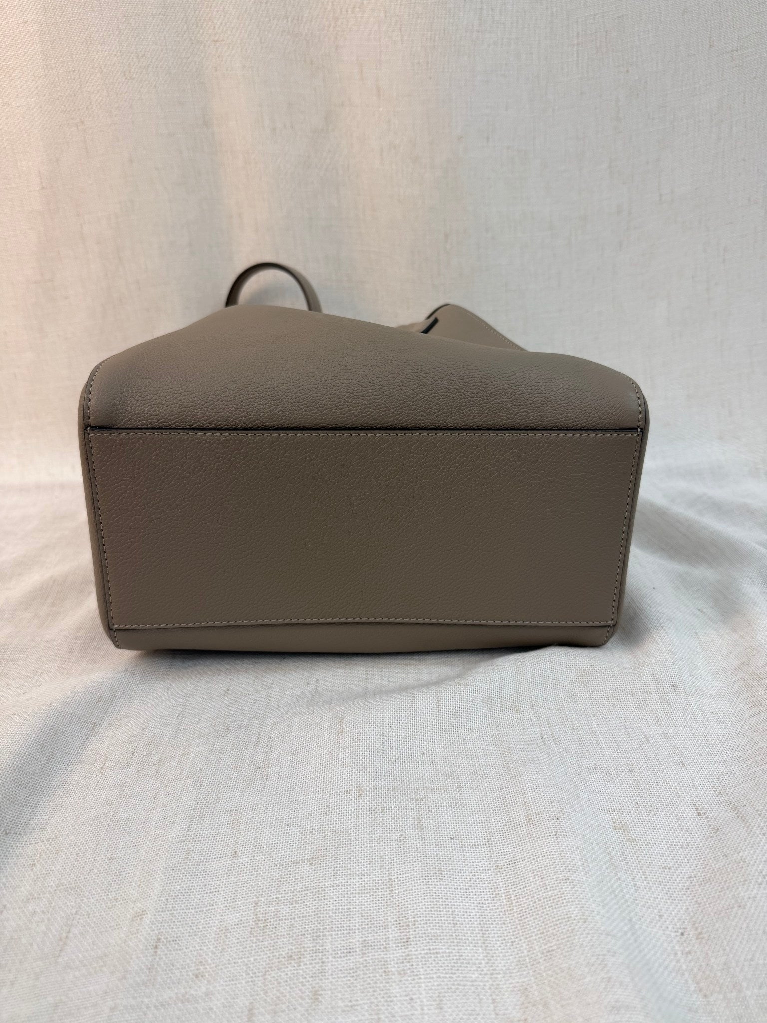 Fendi Taupe Leather Origami Medium Bag