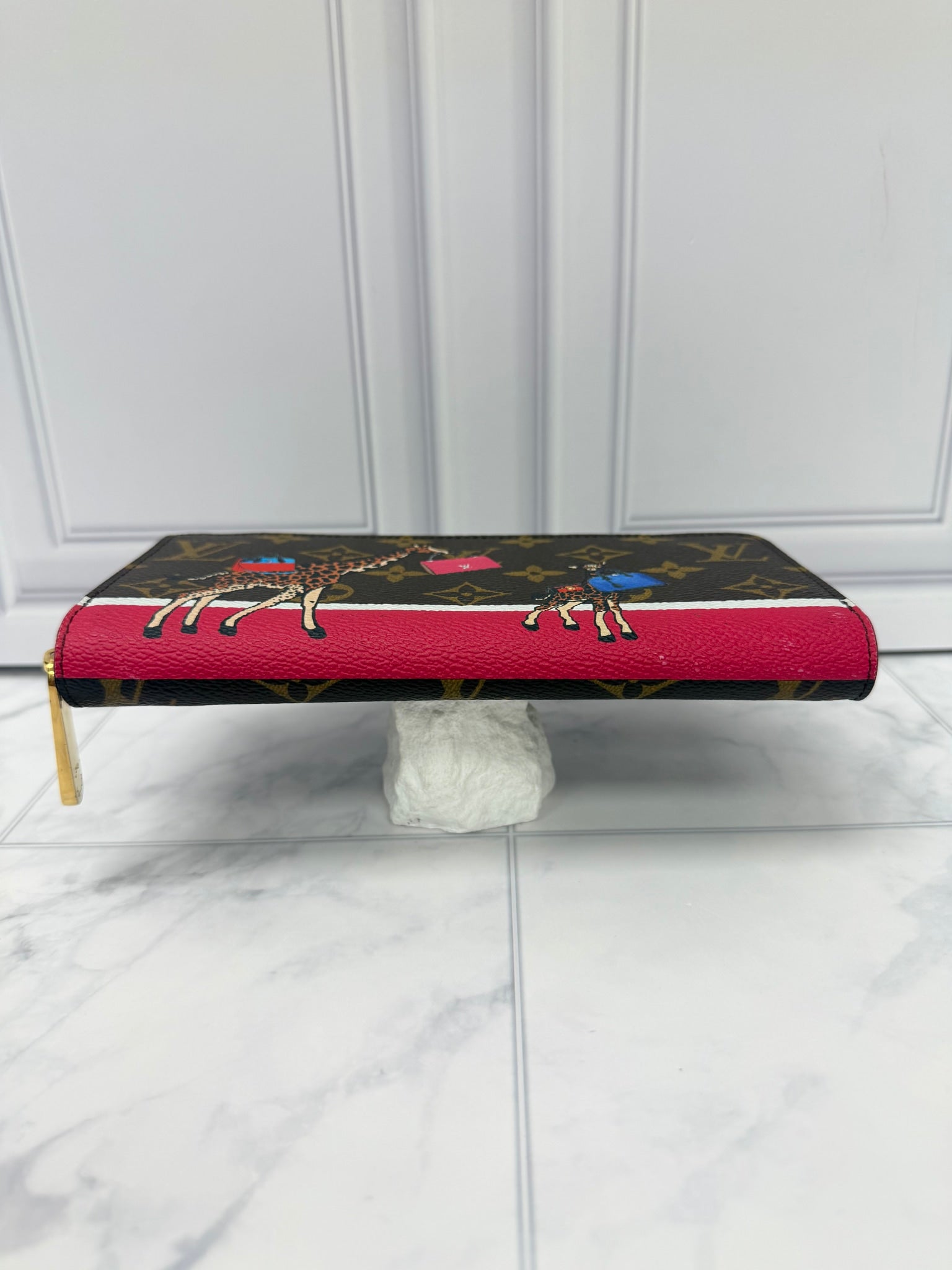 Louis Vuitton Monogram Christmas Animation Zippy Wallet