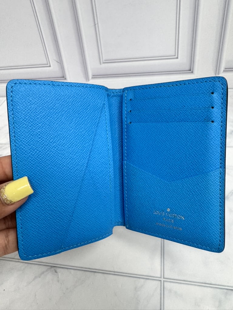 Louis Vuitton Lagoon Blue Pocket Organizer