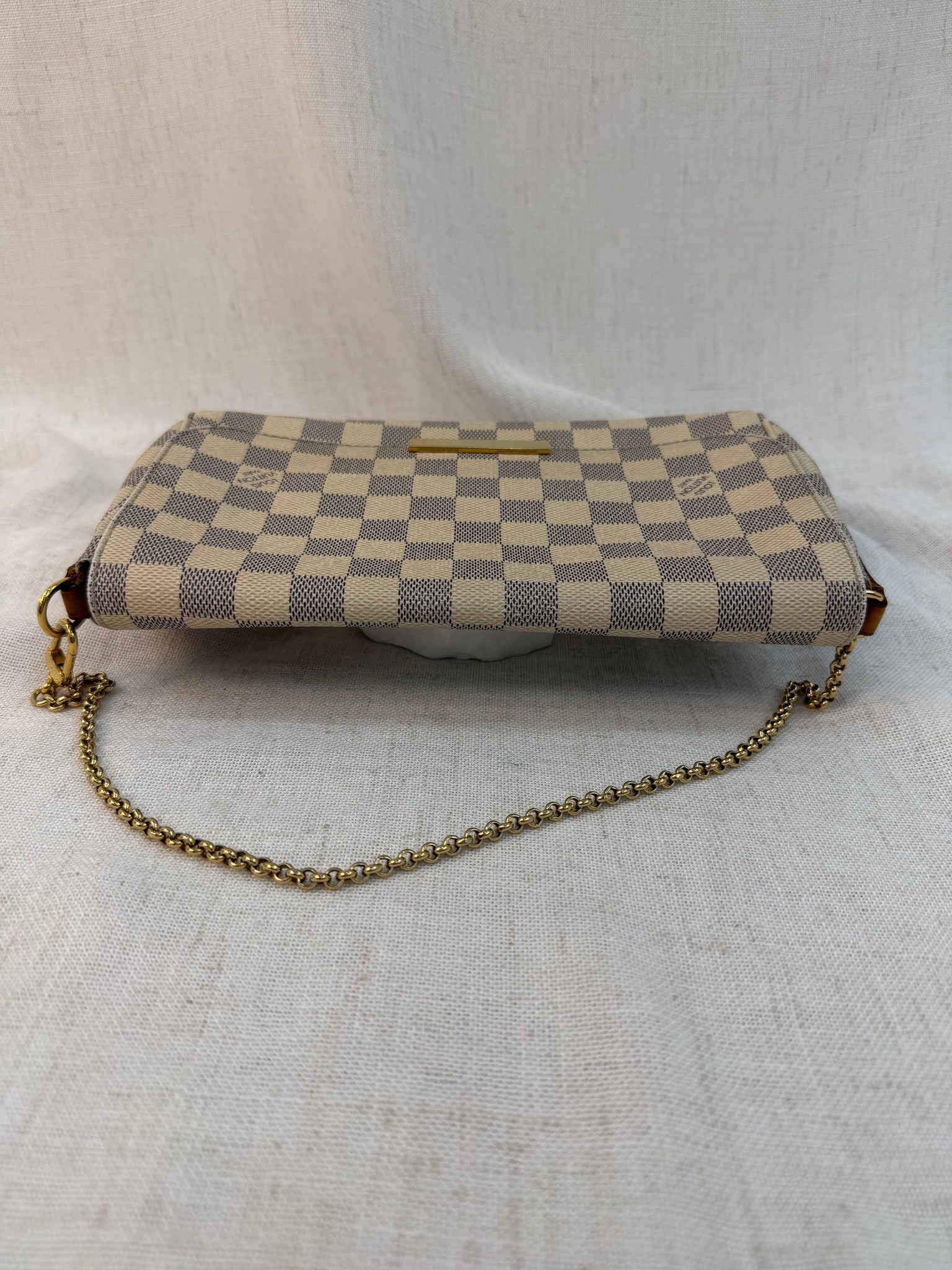 Louis Vuitton Damier Azur Favorite MM Shoulder Bag