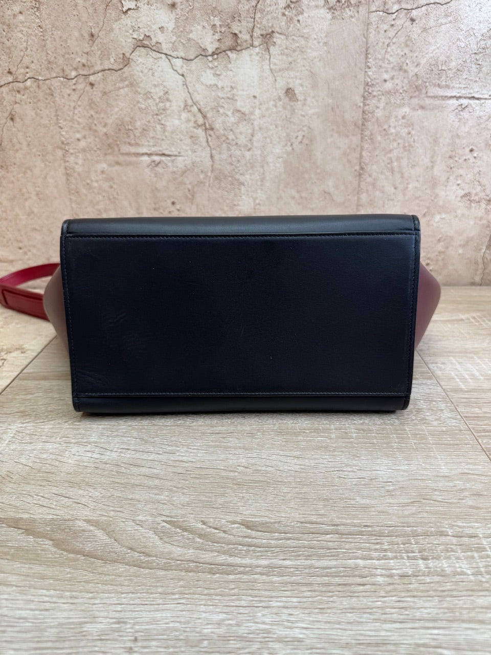 Celine Tricolor Leather Trapeze 2Way Bag