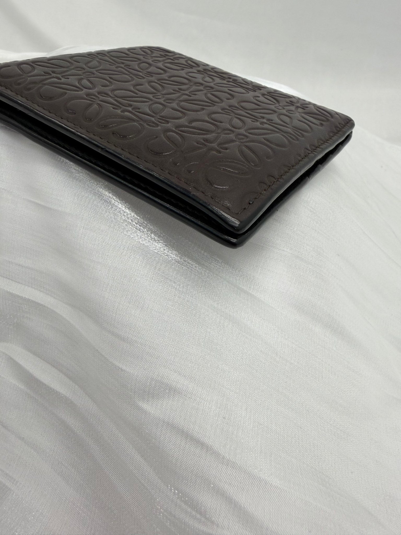 Loewe Brown Leather Anagram Bifold