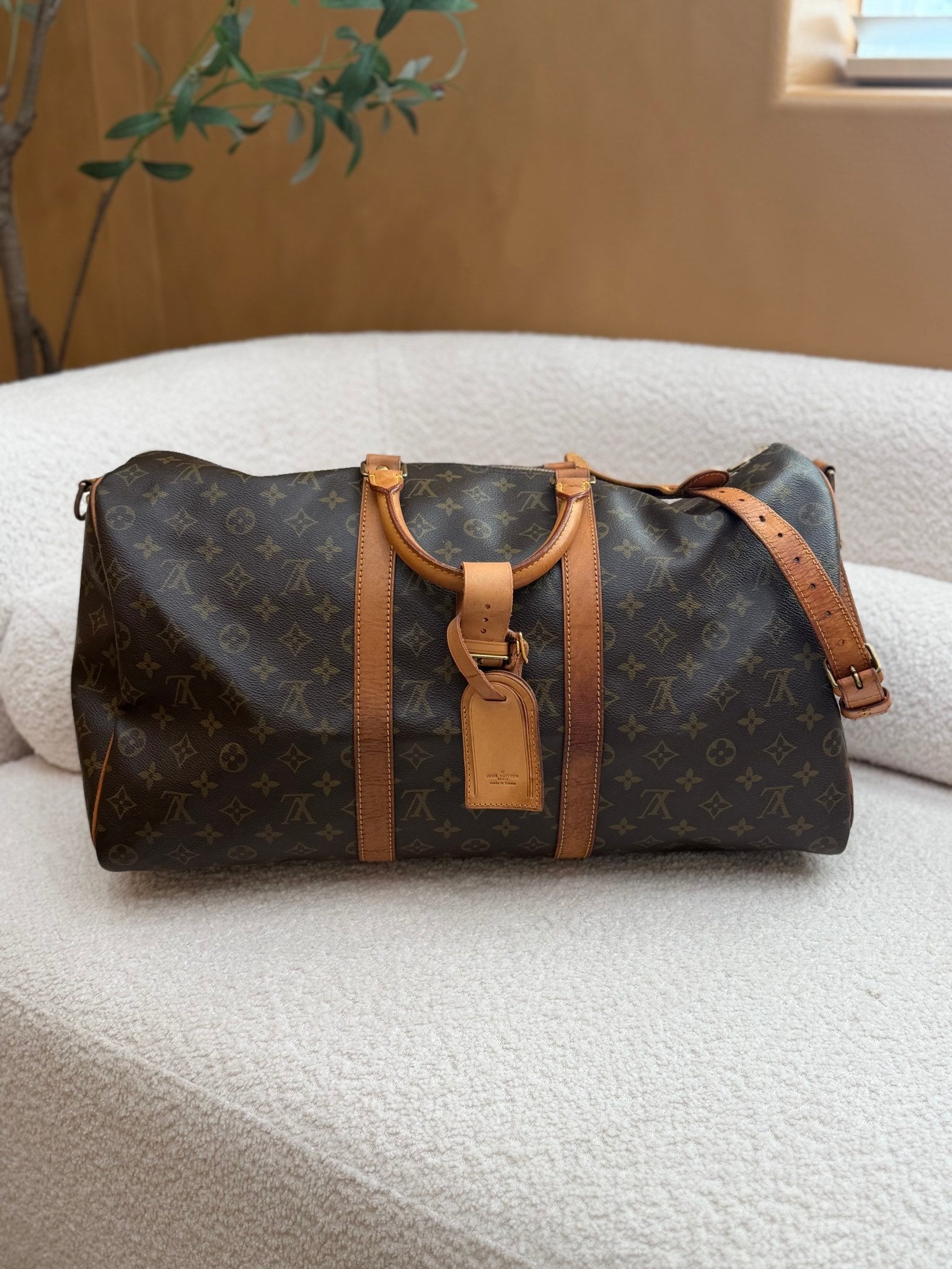 Louis Vuitton Monogram Keepall Bandolier 50