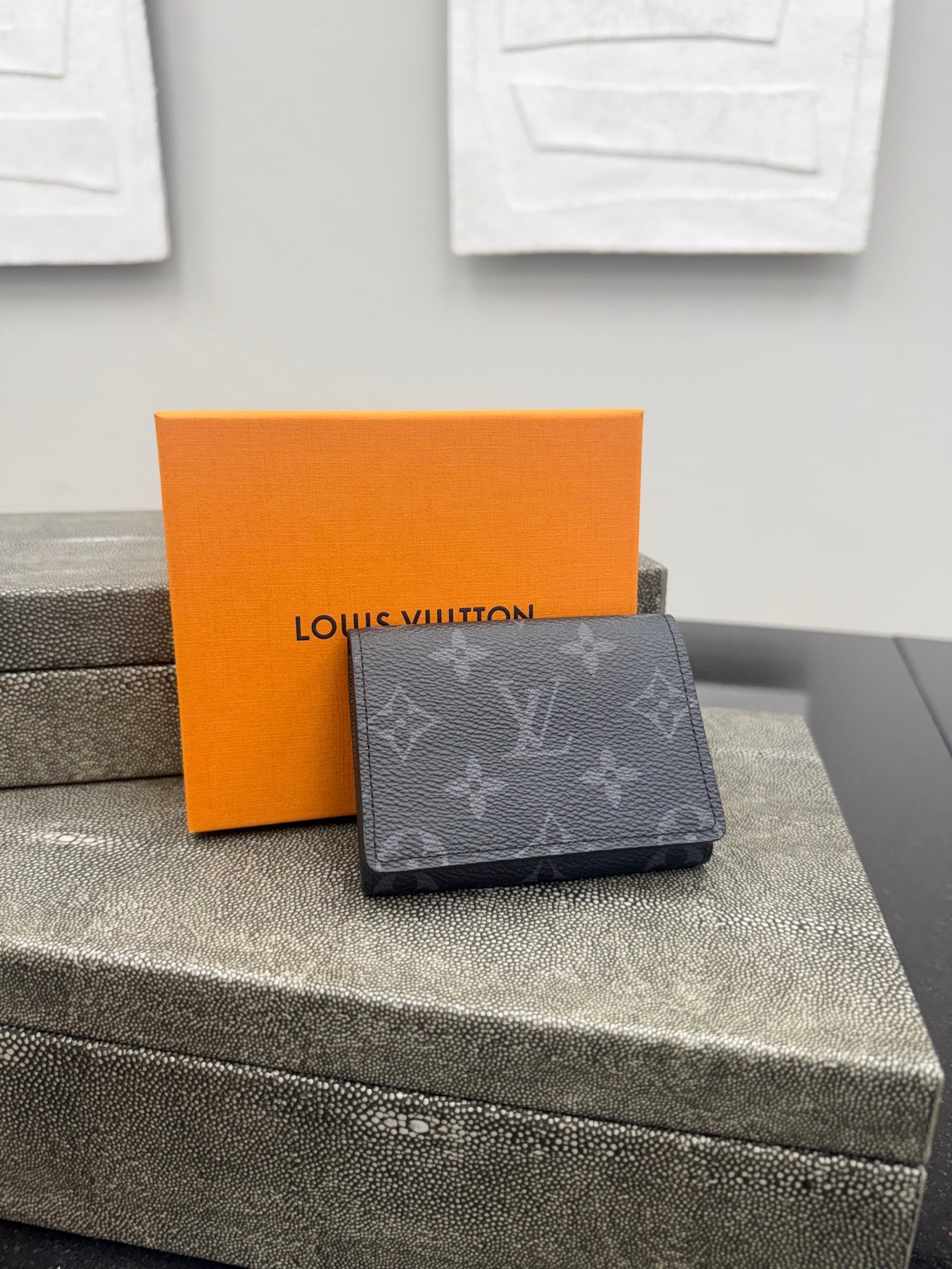 BRAND NEW - Louis Vuitton Monogram Eclipse Card Case