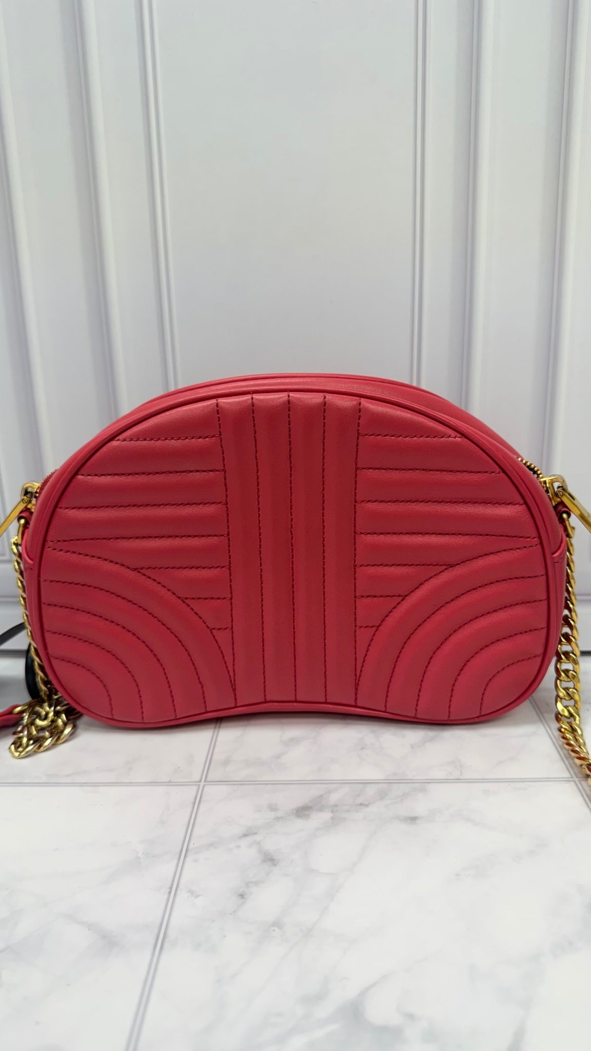 Prada Pink Quilted Leather Crossbody Bag