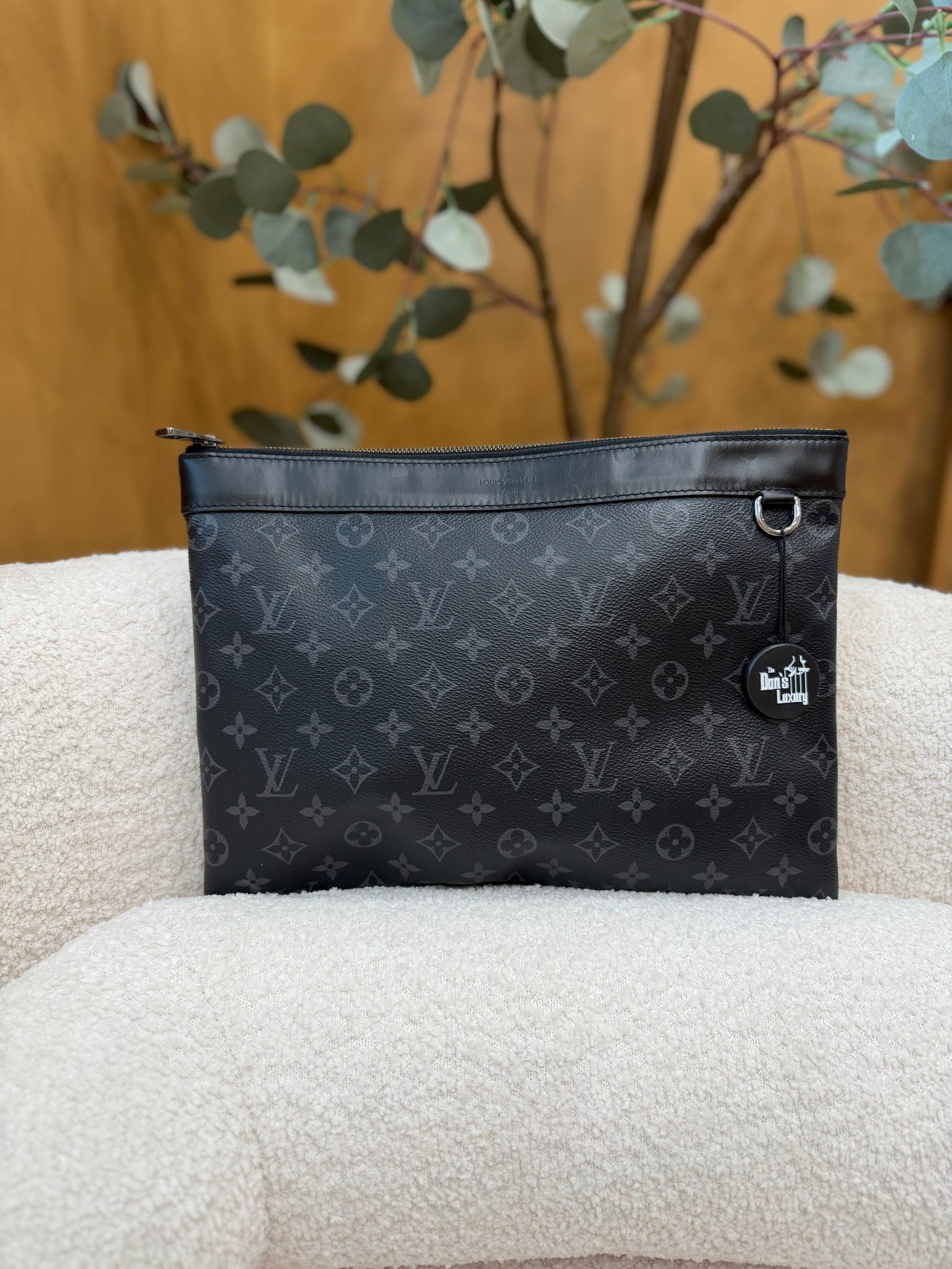 Louis Vuitton Black Monogram Eclipse Discovery Pochette