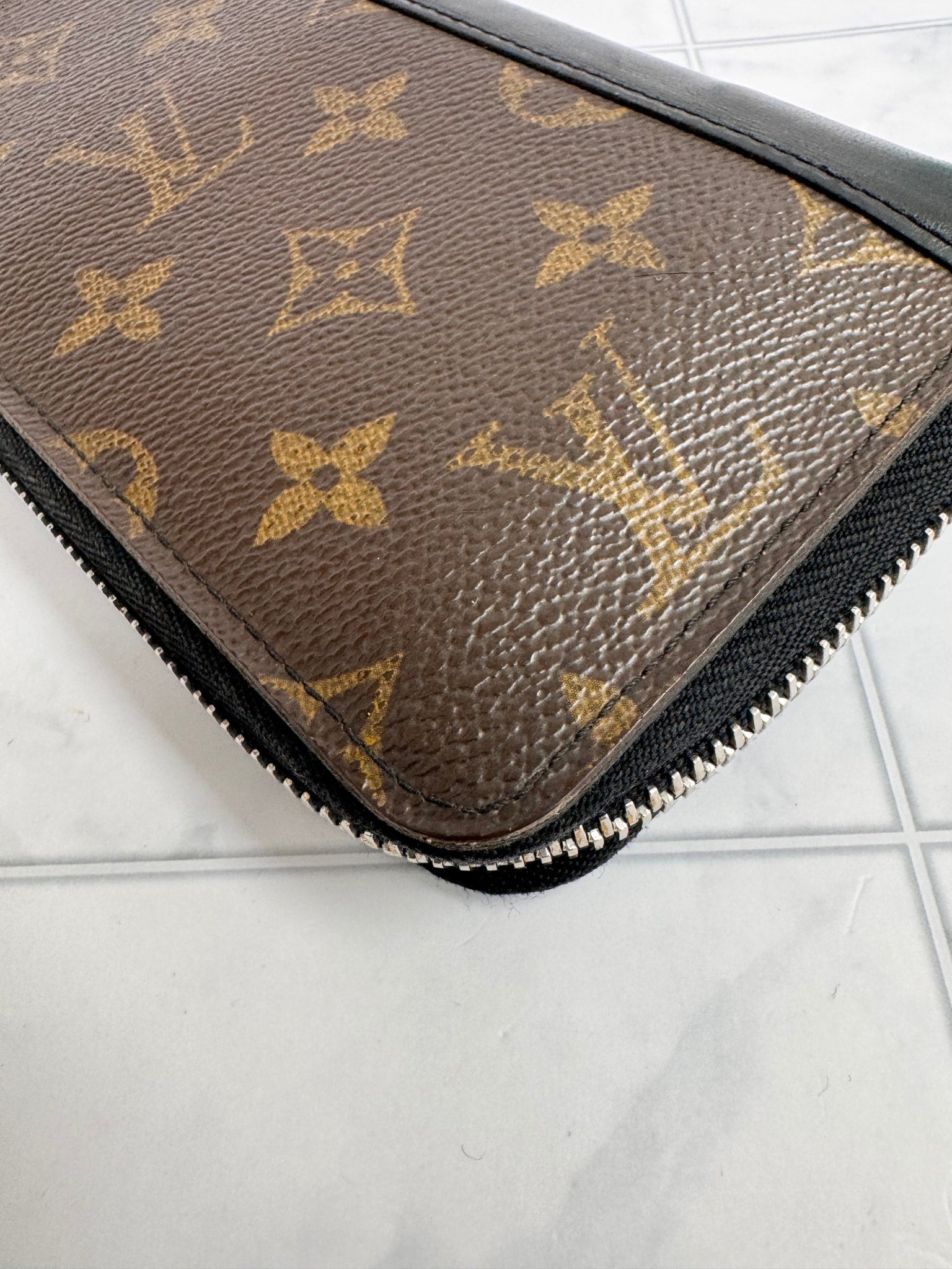 Louis Vuitton Monogram Macassar Long Zippy Wallet