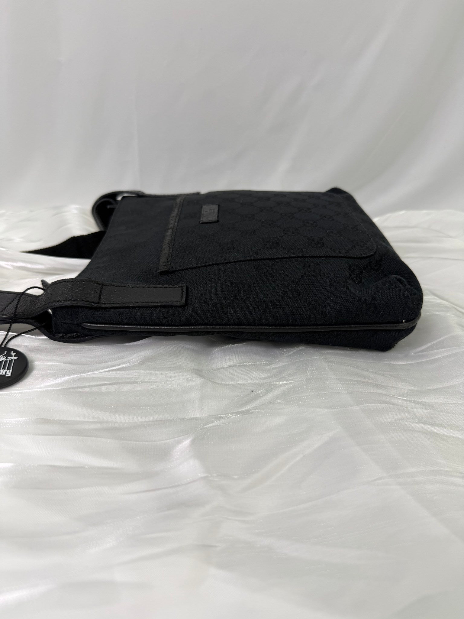 Gucci Black Canvas Messenger Bag