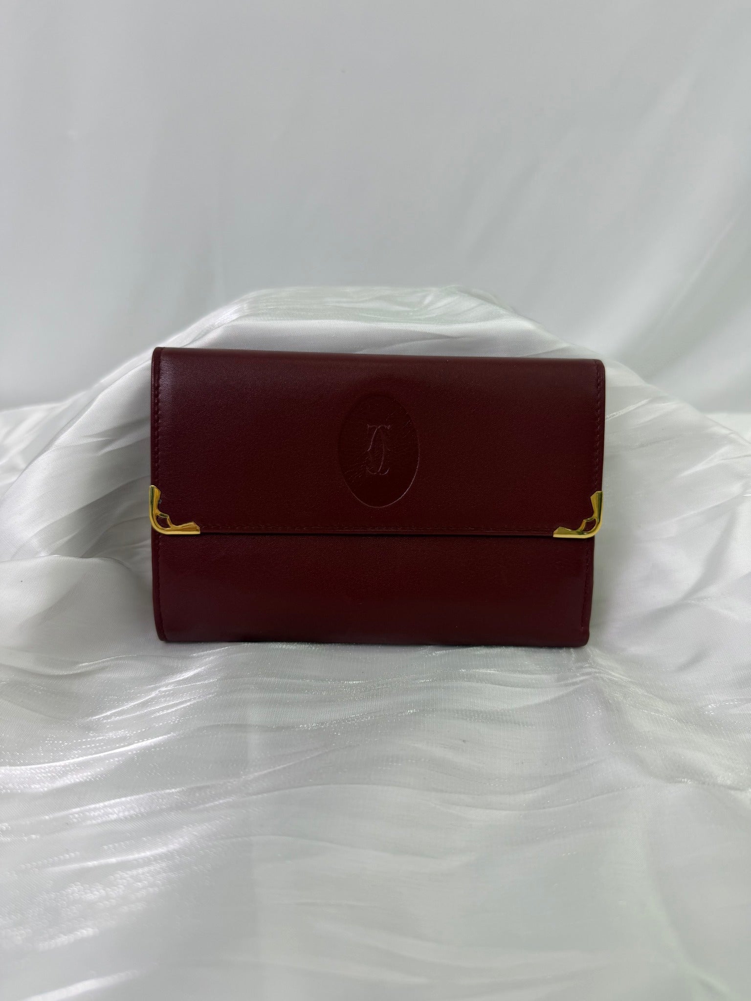 Cartier Bordeaux Leather Continental Wallet