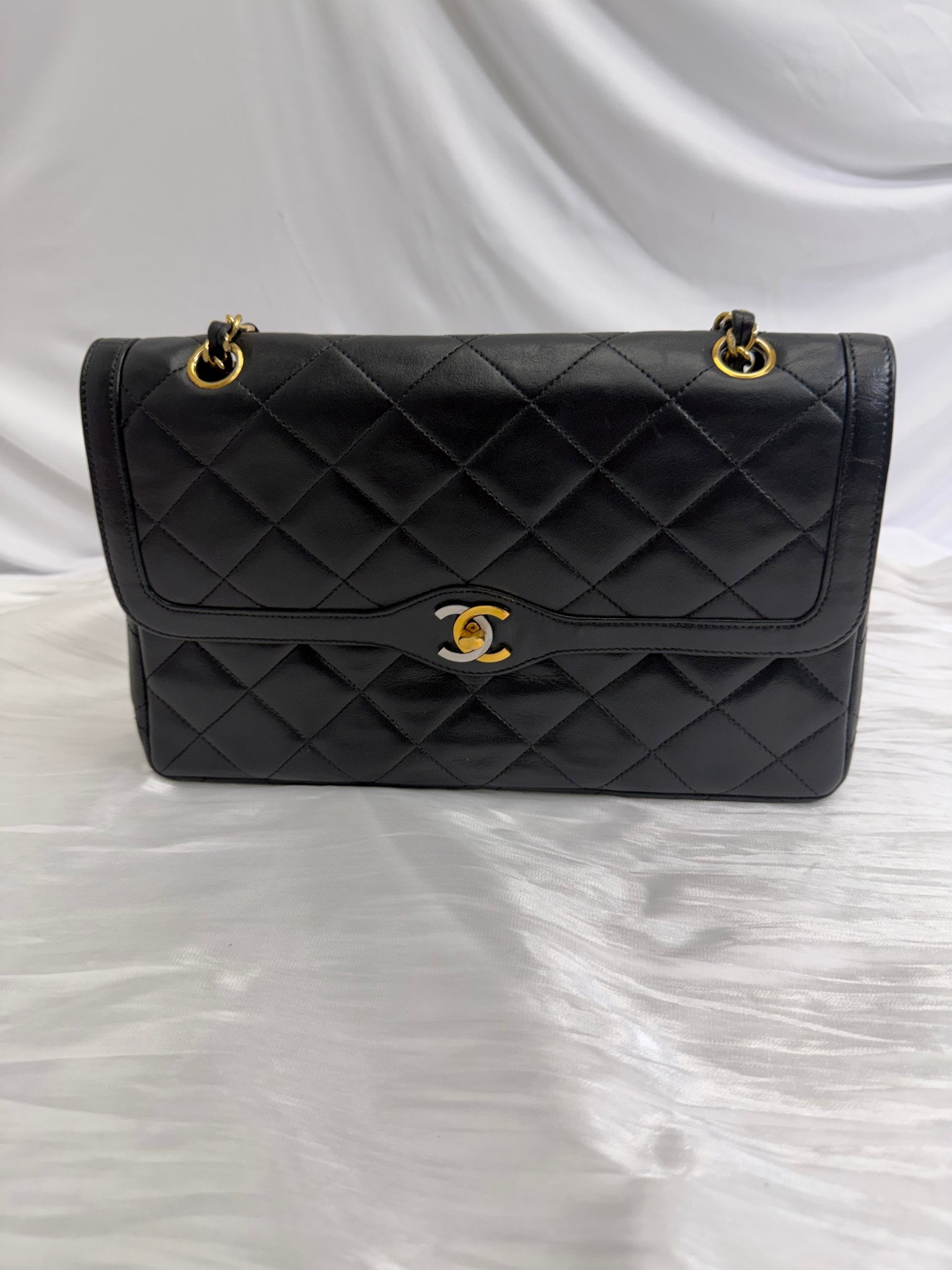 Chanel Black Quilted Calfskin Classic Double Flap Bag