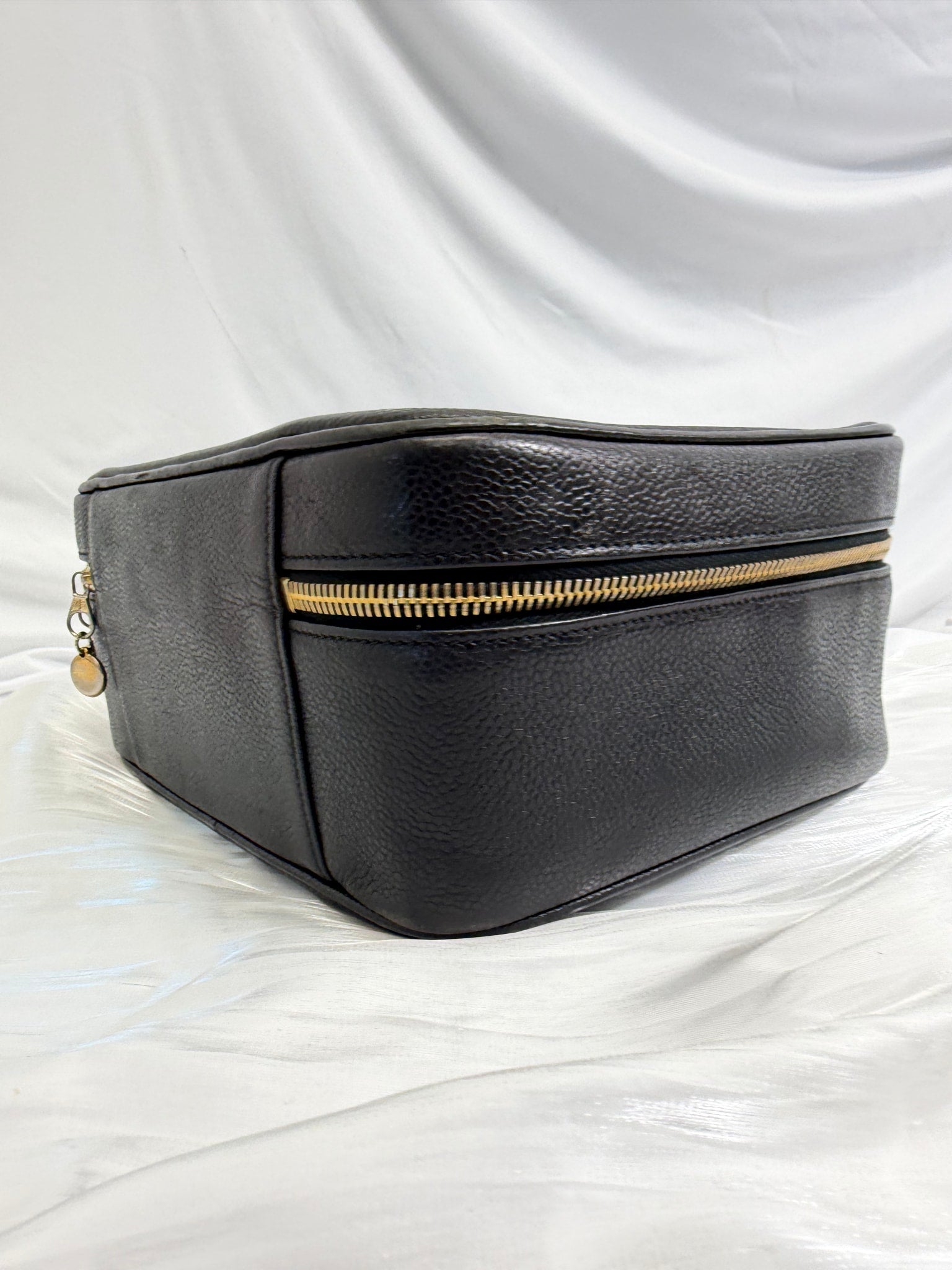 Chanel Black Caviar Large Vanity Case