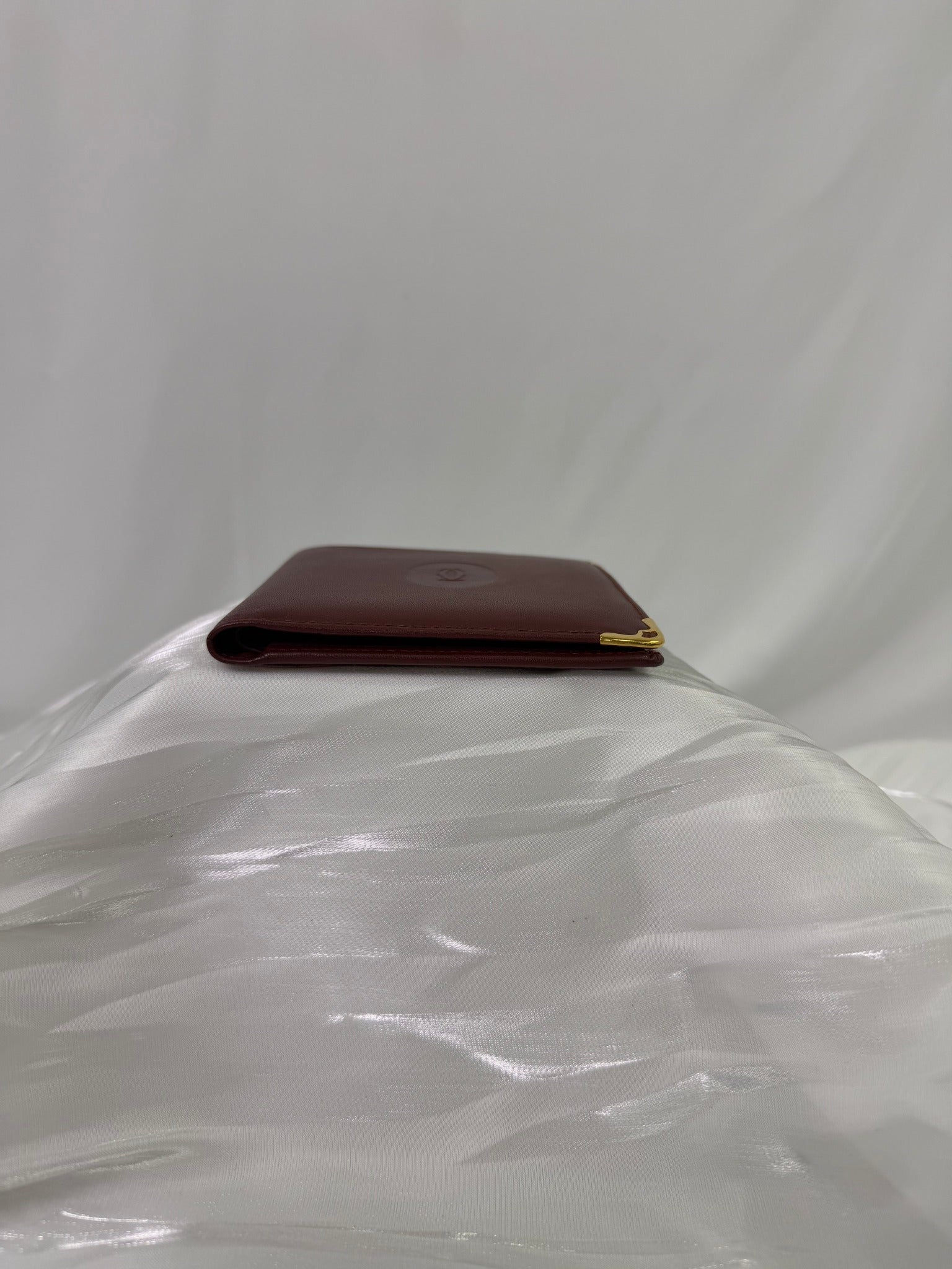 Cartier Bordeaux Leather Bifold Wallet