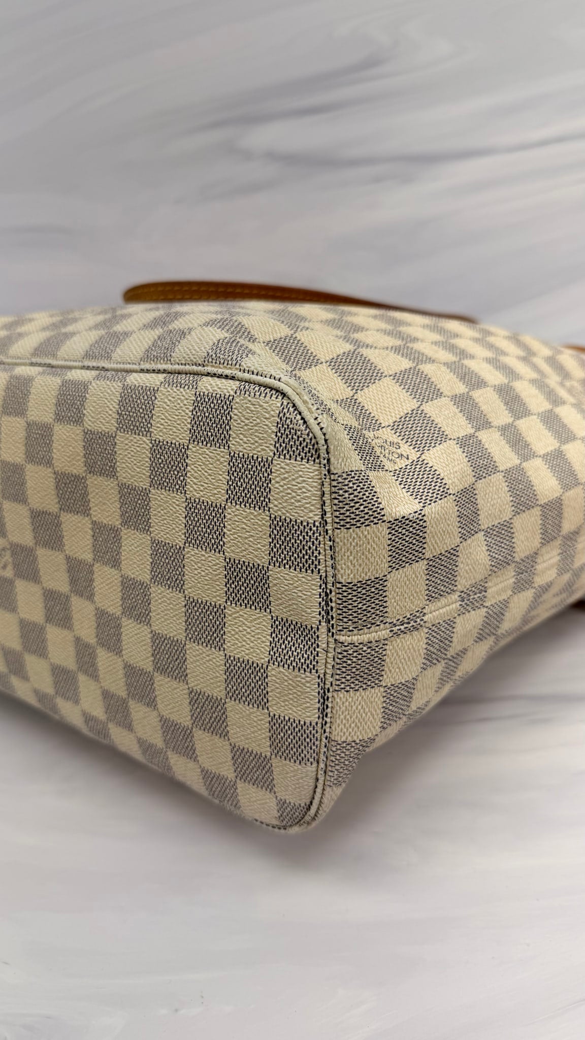 Louis Vuitton Damier Azur Neverfull MM Tote Bag