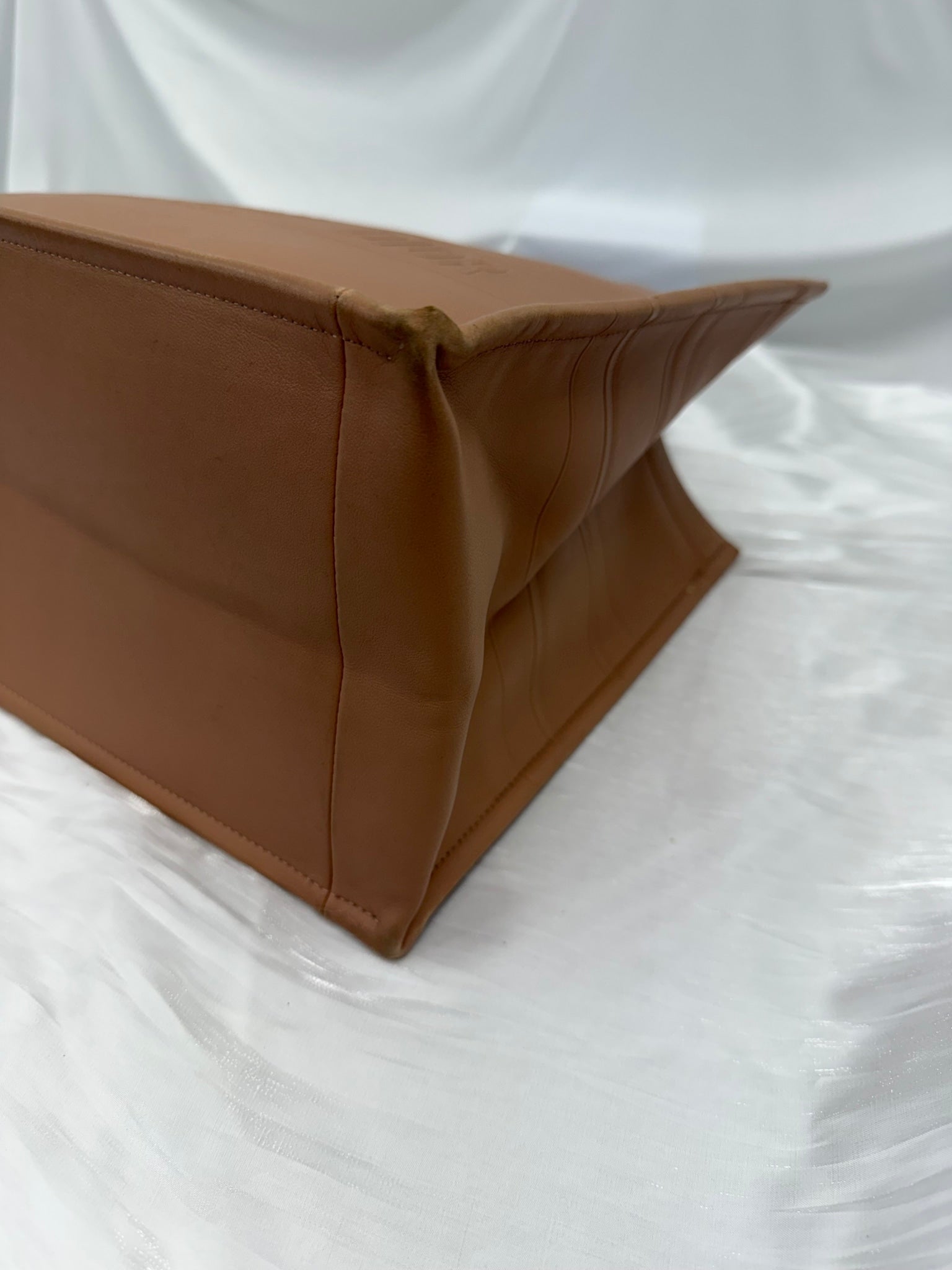 Christian Dior Nude Leather Medium Book Tote