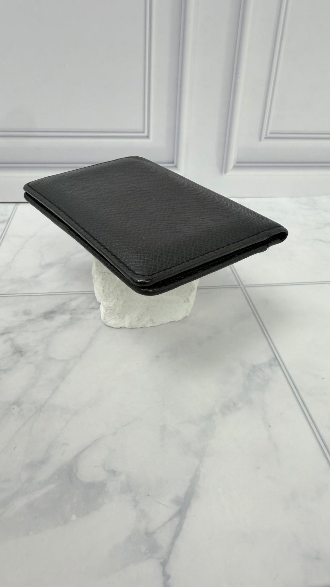 Louis Vuitton Black Taiga Leather Pocket Organizer