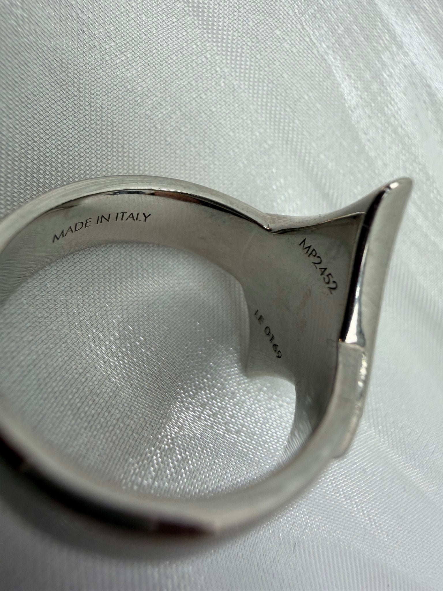 Louis Vuitton Red & Green Enamel Fairy Tale Ring Size 7.75