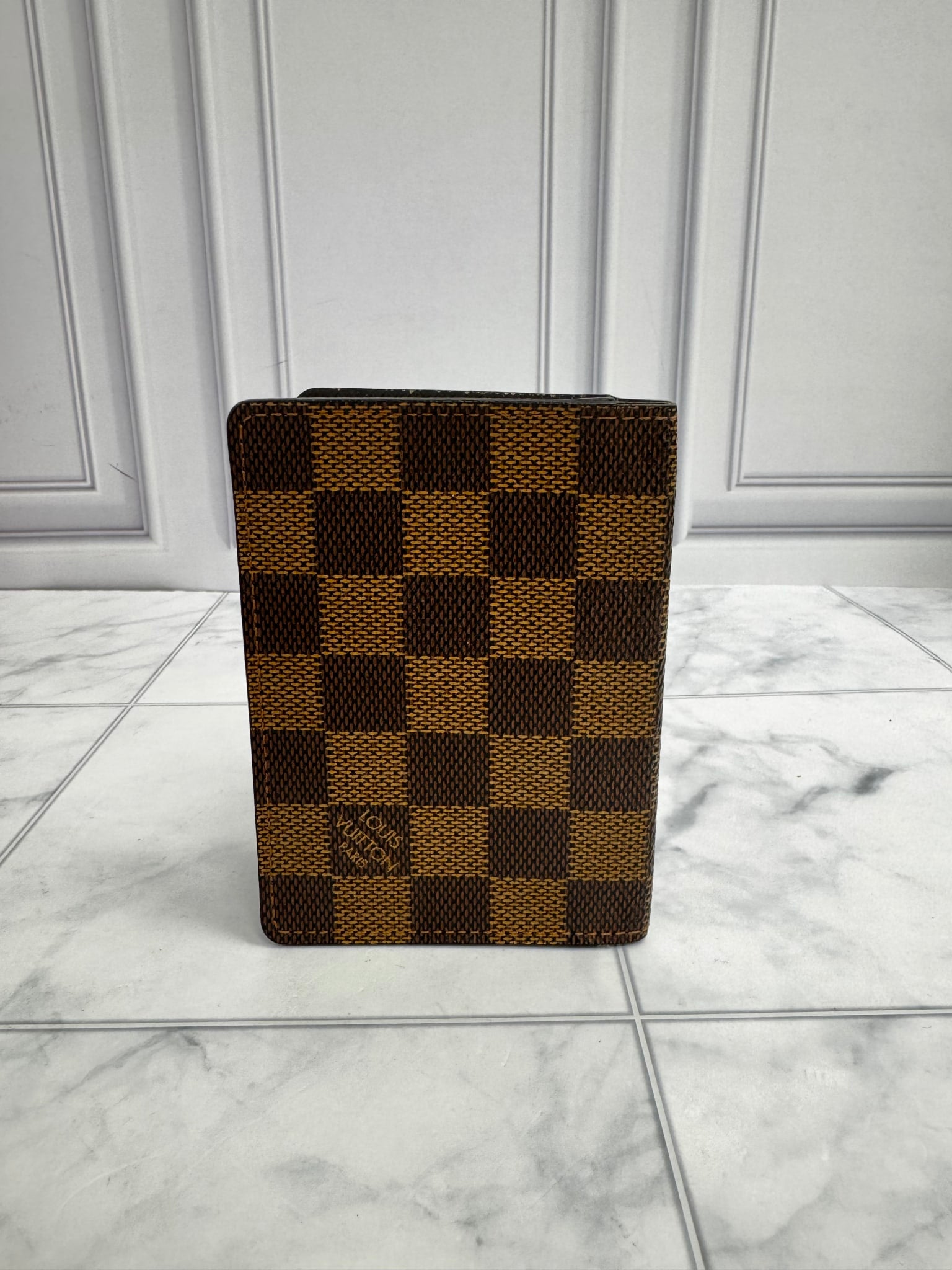 Louis Vuitton Damier Ebene Porte 2 Cartes Card Case