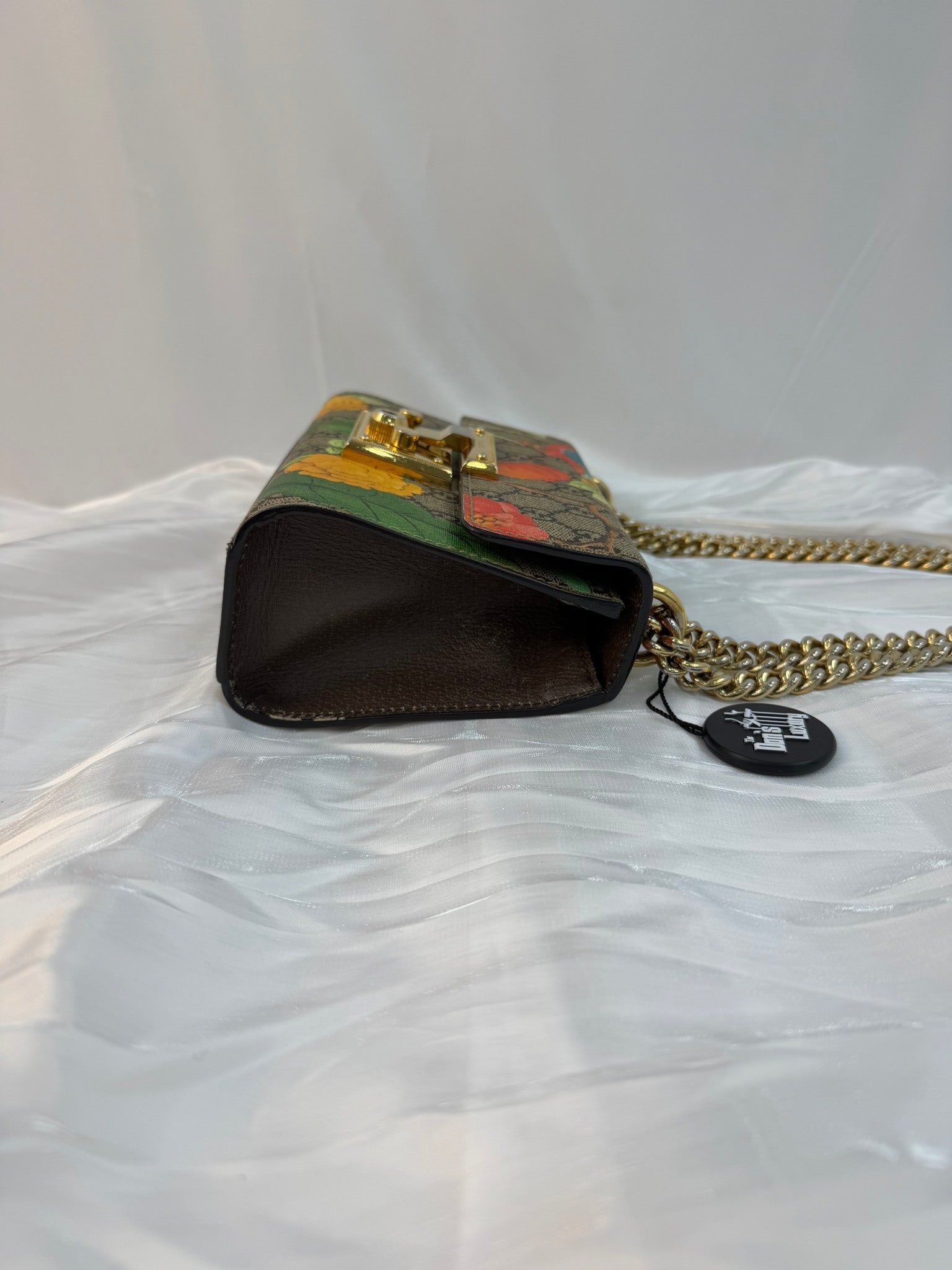 Gucci GG Supreme Coated Canvas Floral Padlock