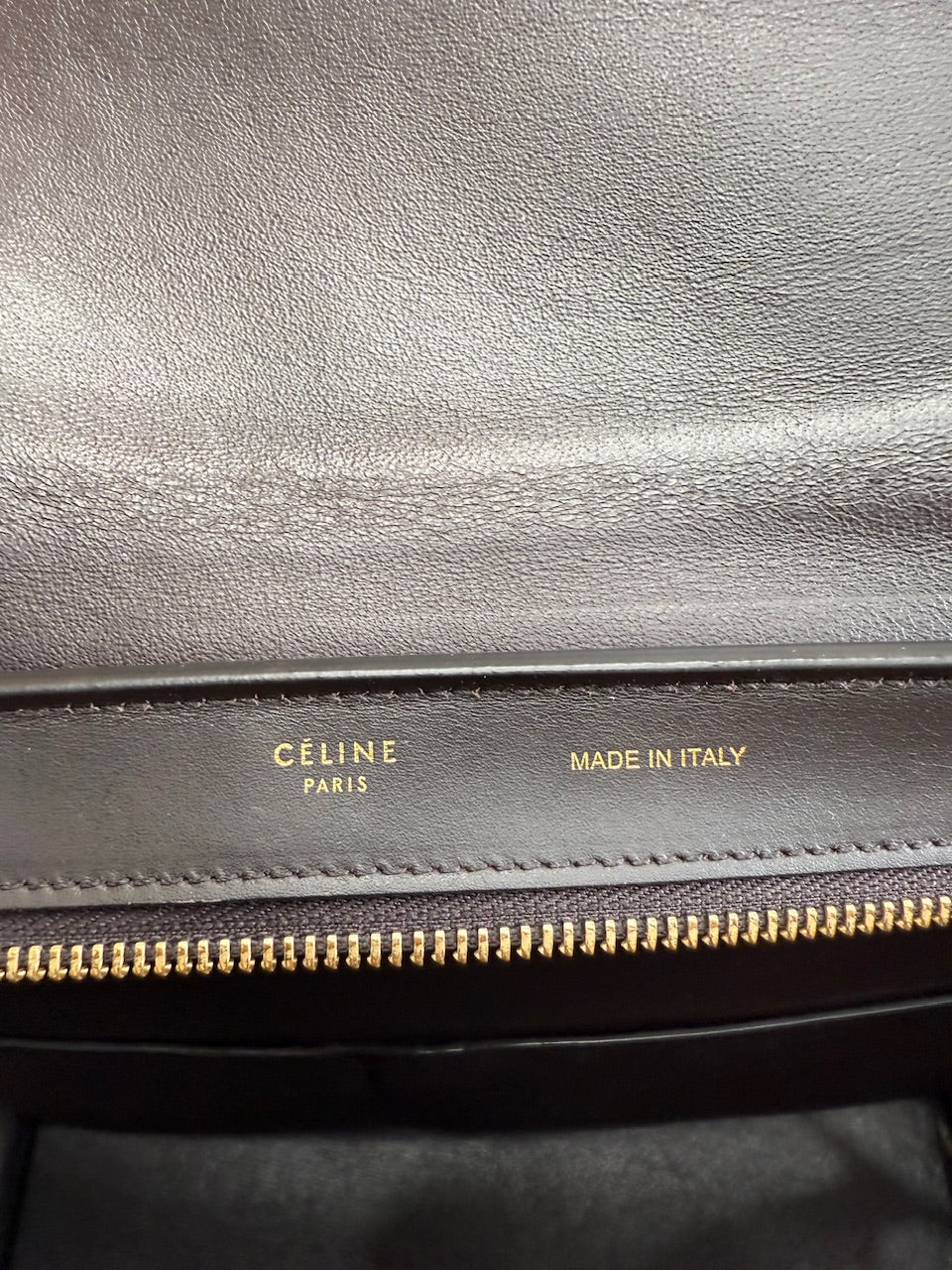 Celine Tricolor Leather Trapeze 2Way Bag
