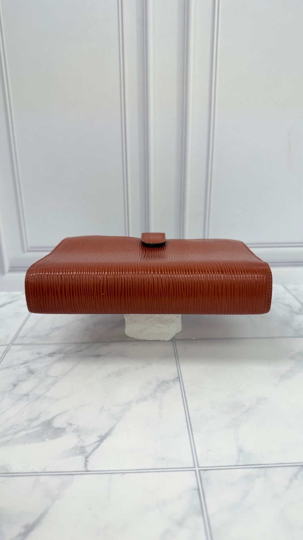 Louis Vuitton Brown Epi Leather MM Agenda Cover
