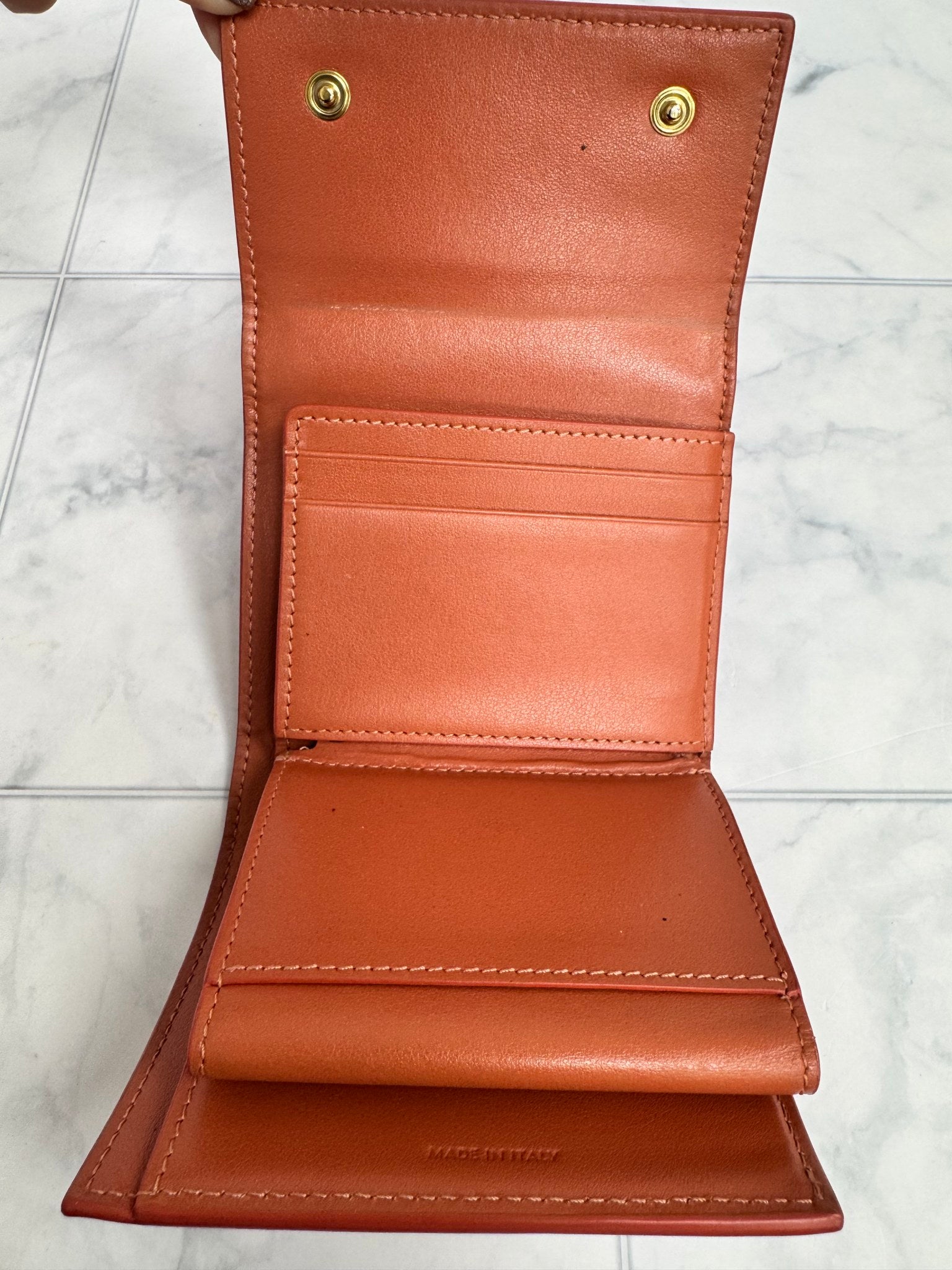 Celine Peach Small Trifold Wallet