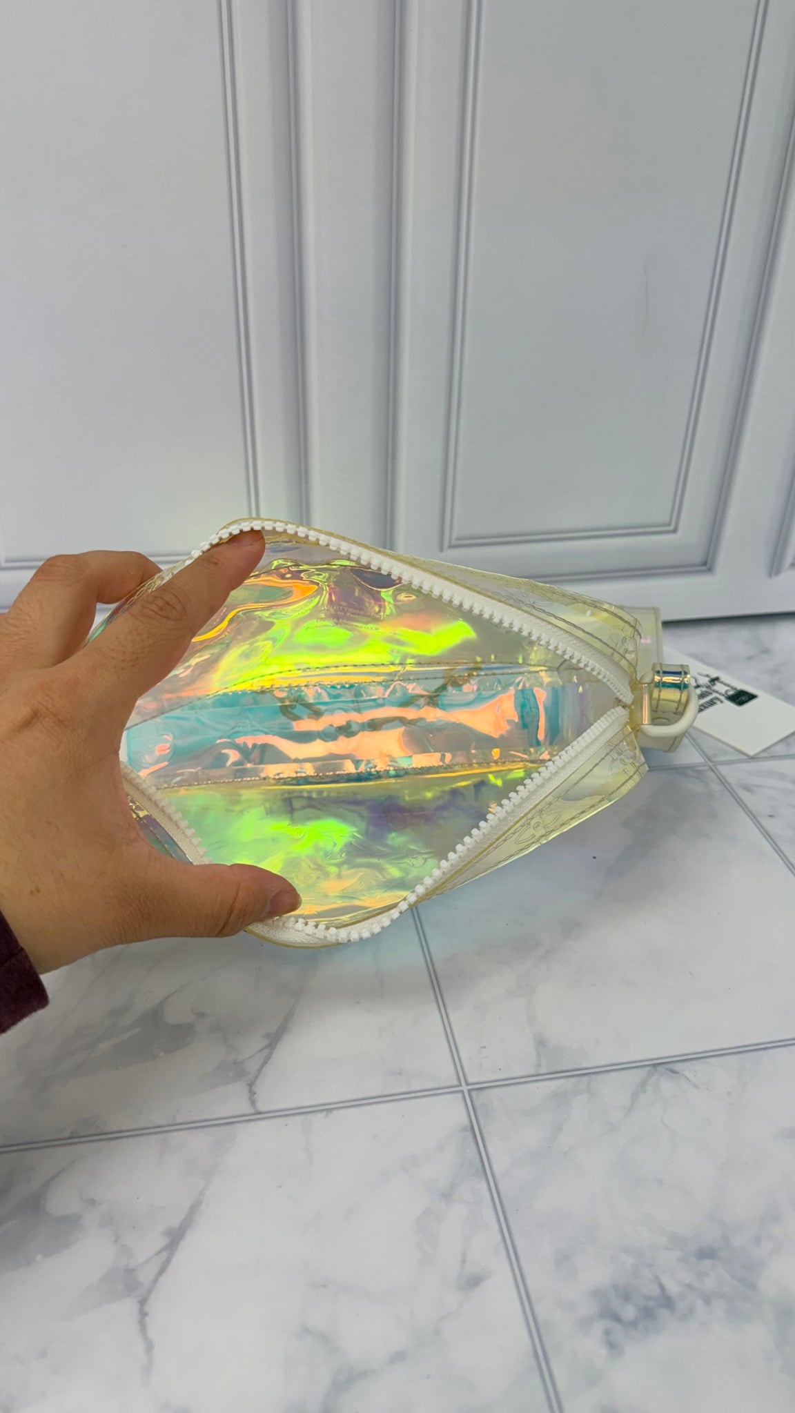 Louis Vuitton x Abloom Monogram Prism Iridescent Pochette Volga Wristlet