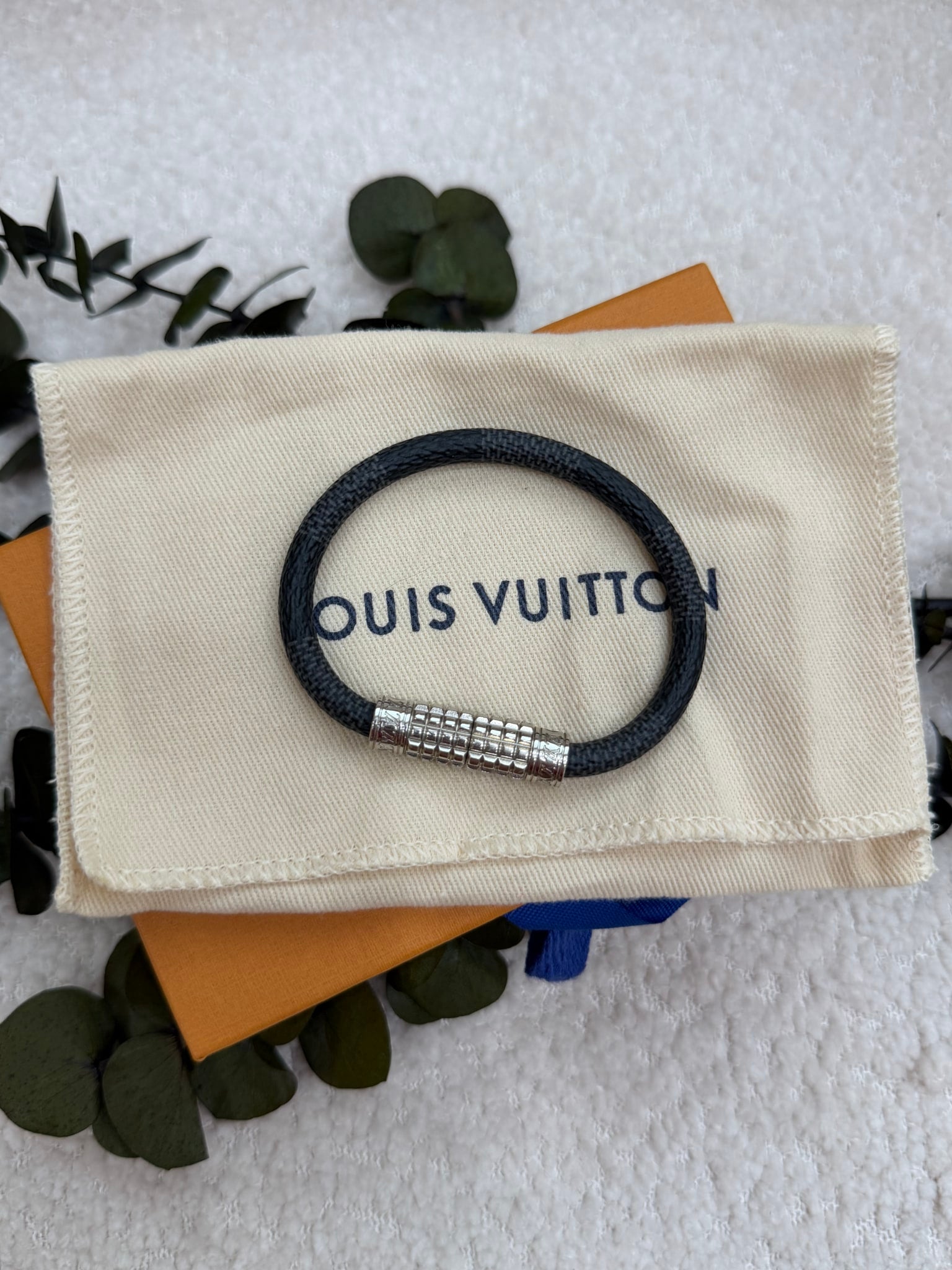 Louis Vuitton Damier Graphite Digit Bracelet