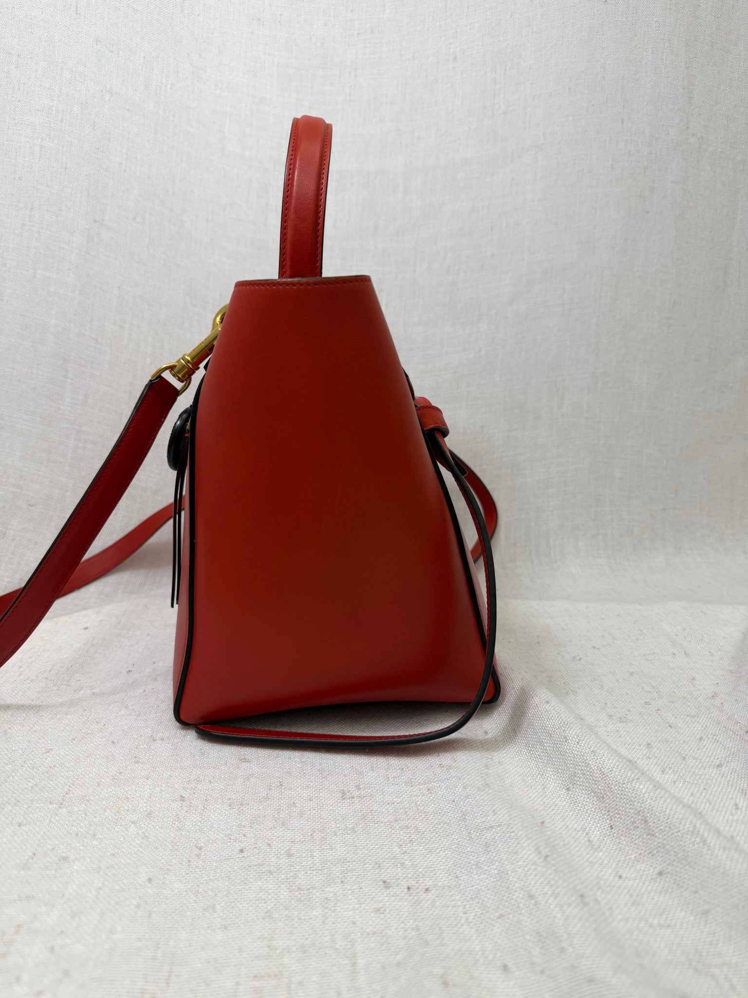 Celine Red Calfskin Leather
