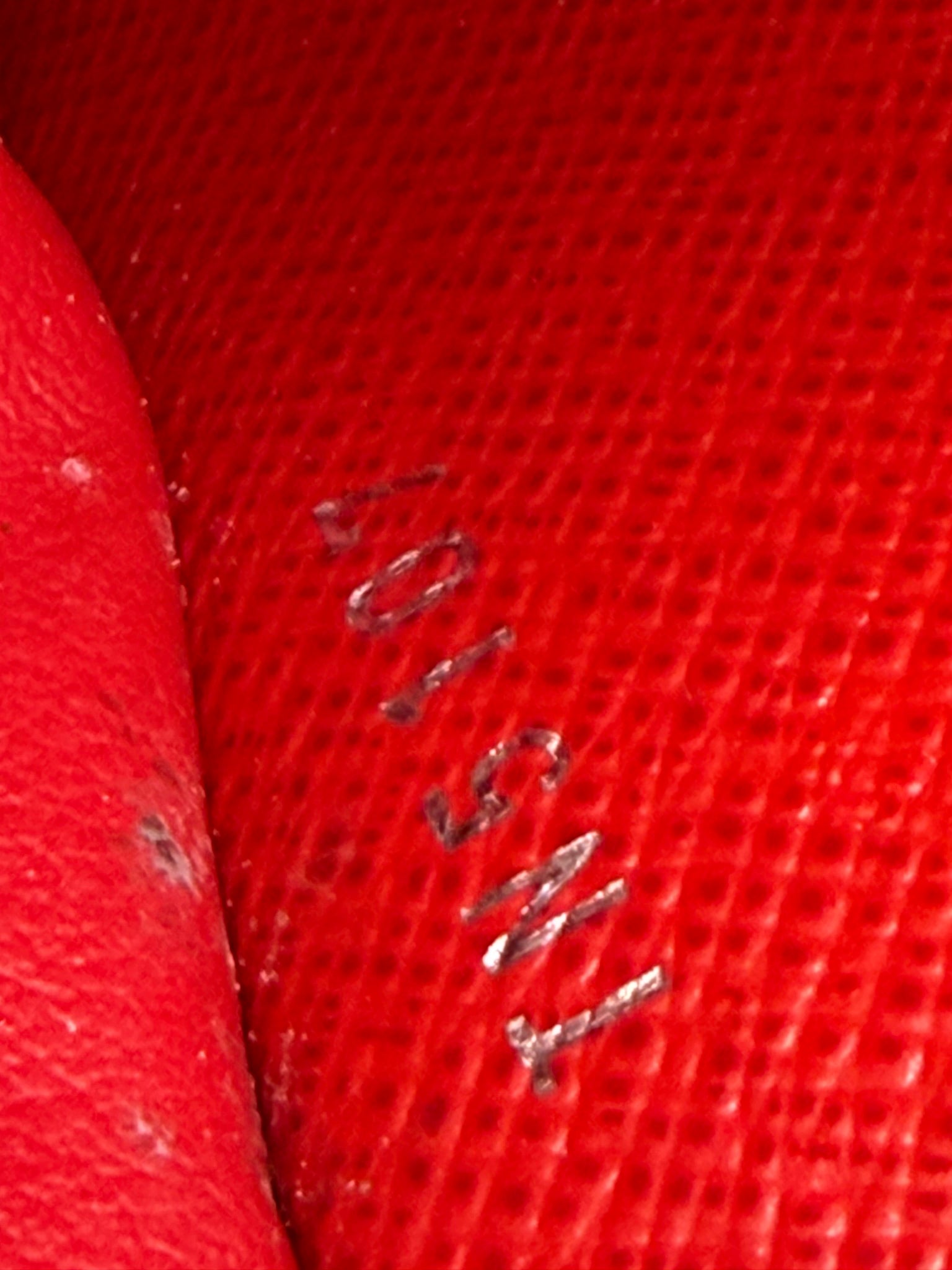 Louis Vuitton Red Epi Twist Wallet