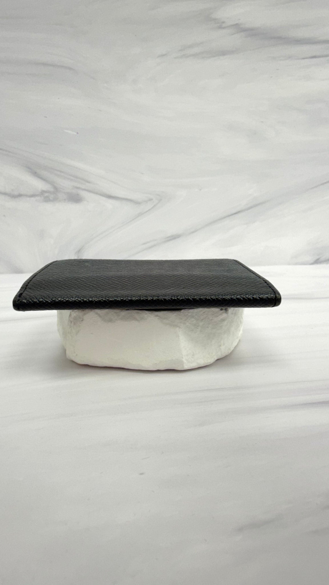 Louis Vuitton Black Taiga Leather Card Holder