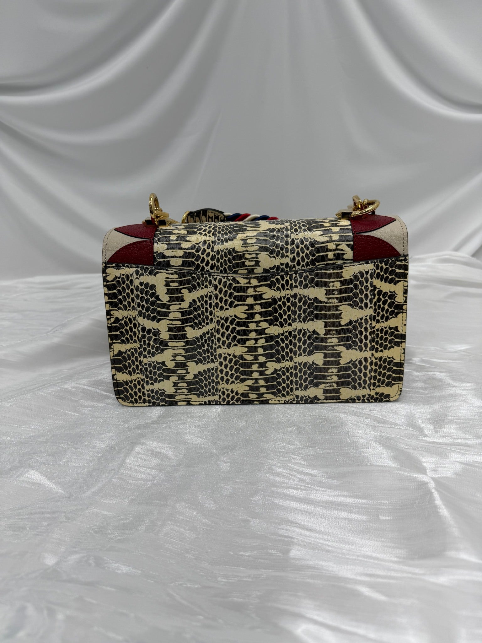 Gucci Python & Goatskin Limited Edition Fox Broche Bag