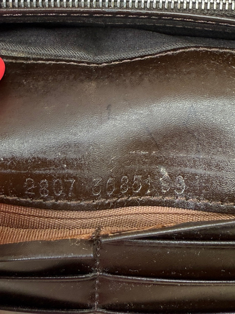 Fendi Zucca Brown Canvas Long Wallet