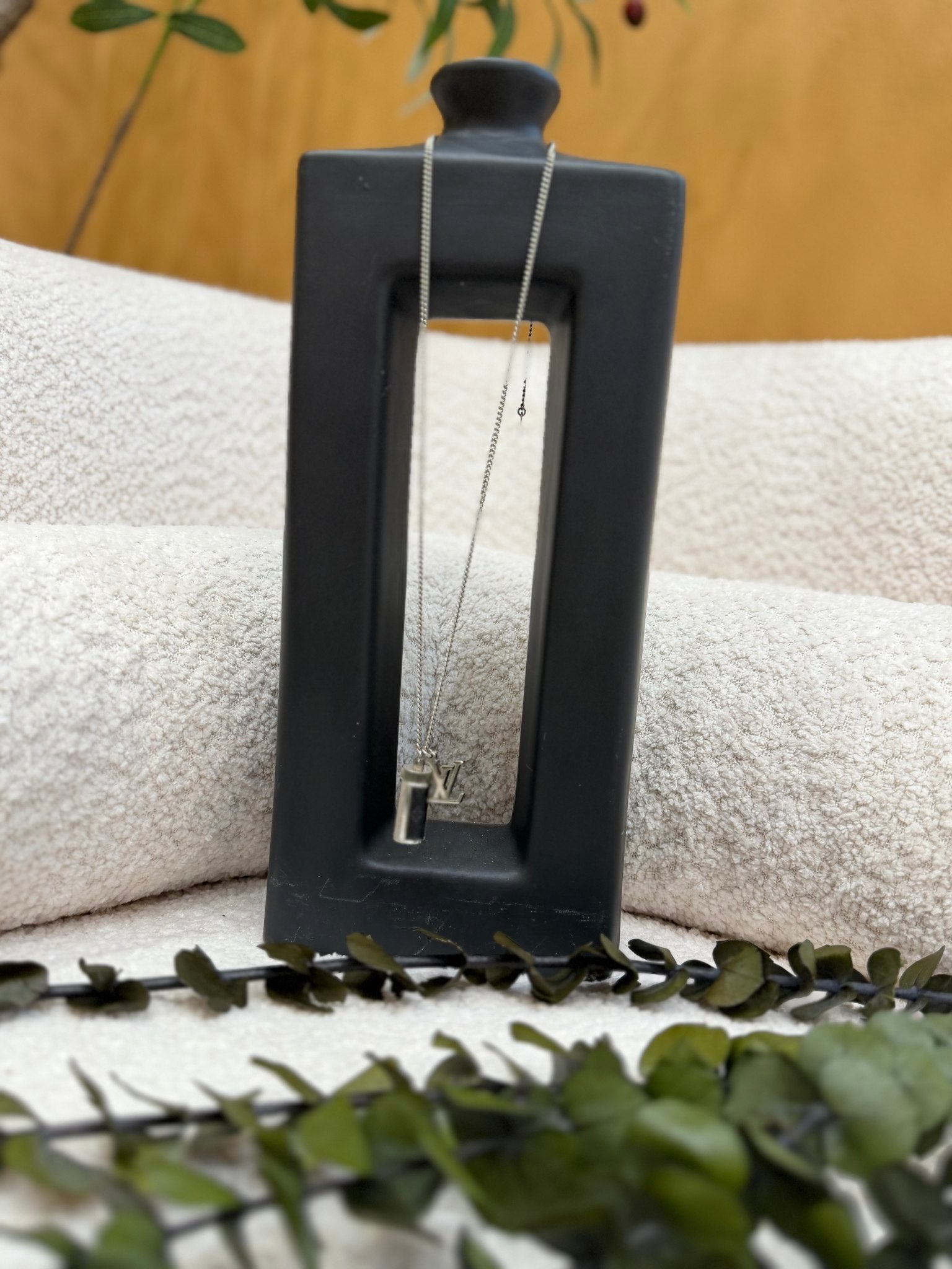 Louis Vuitton Monogram Eclipse Charms Necklace