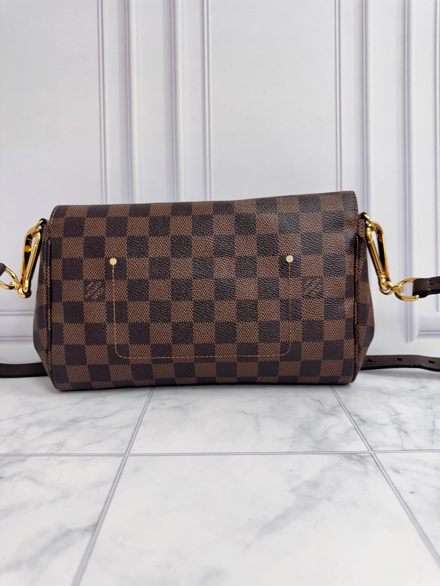 Louis Vuitton Damier Ebene Favorite Crossbody Bag MM