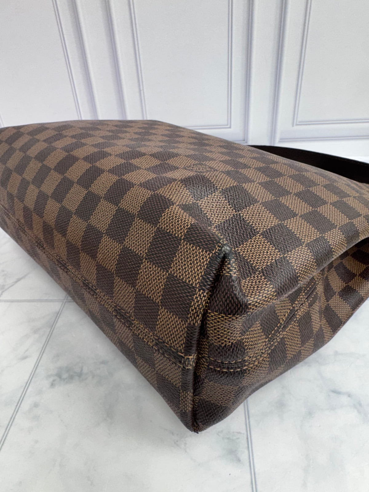 Louis Vuitton Damier Ebene Graceful Shoulder Bag PM