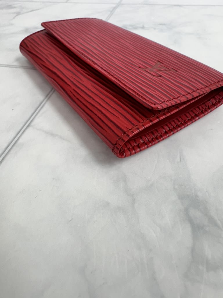 Louis Vuitton Red Epi Key Case