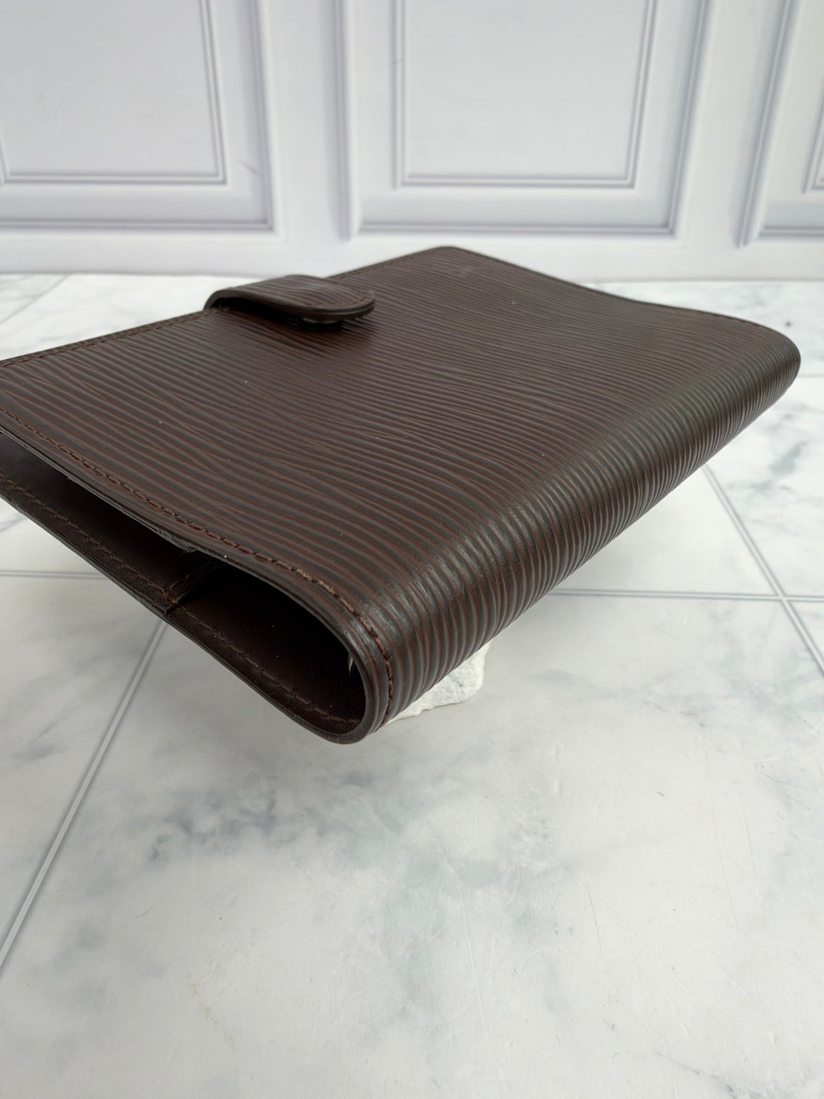 Louis Vuitton Brown Epi Leather Agenda PM