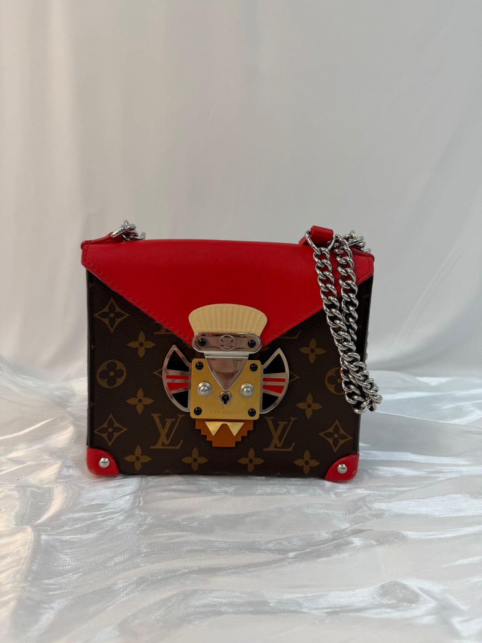 Louis Vuitton Monogram Tribal Mask Pochette PM Shoulder Bag