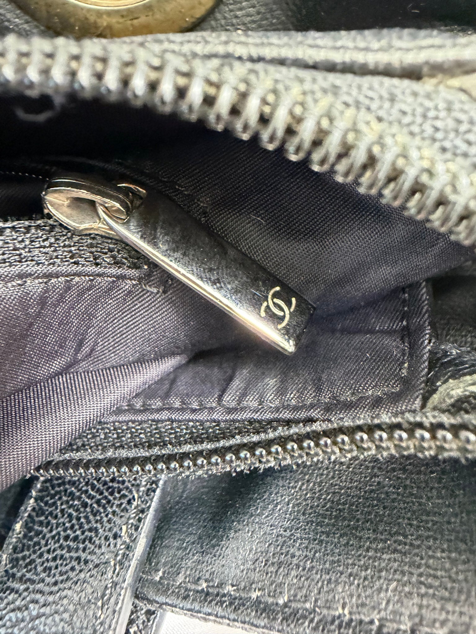 Chanel Black Quilted Paris Biarritz Tote Bag PM