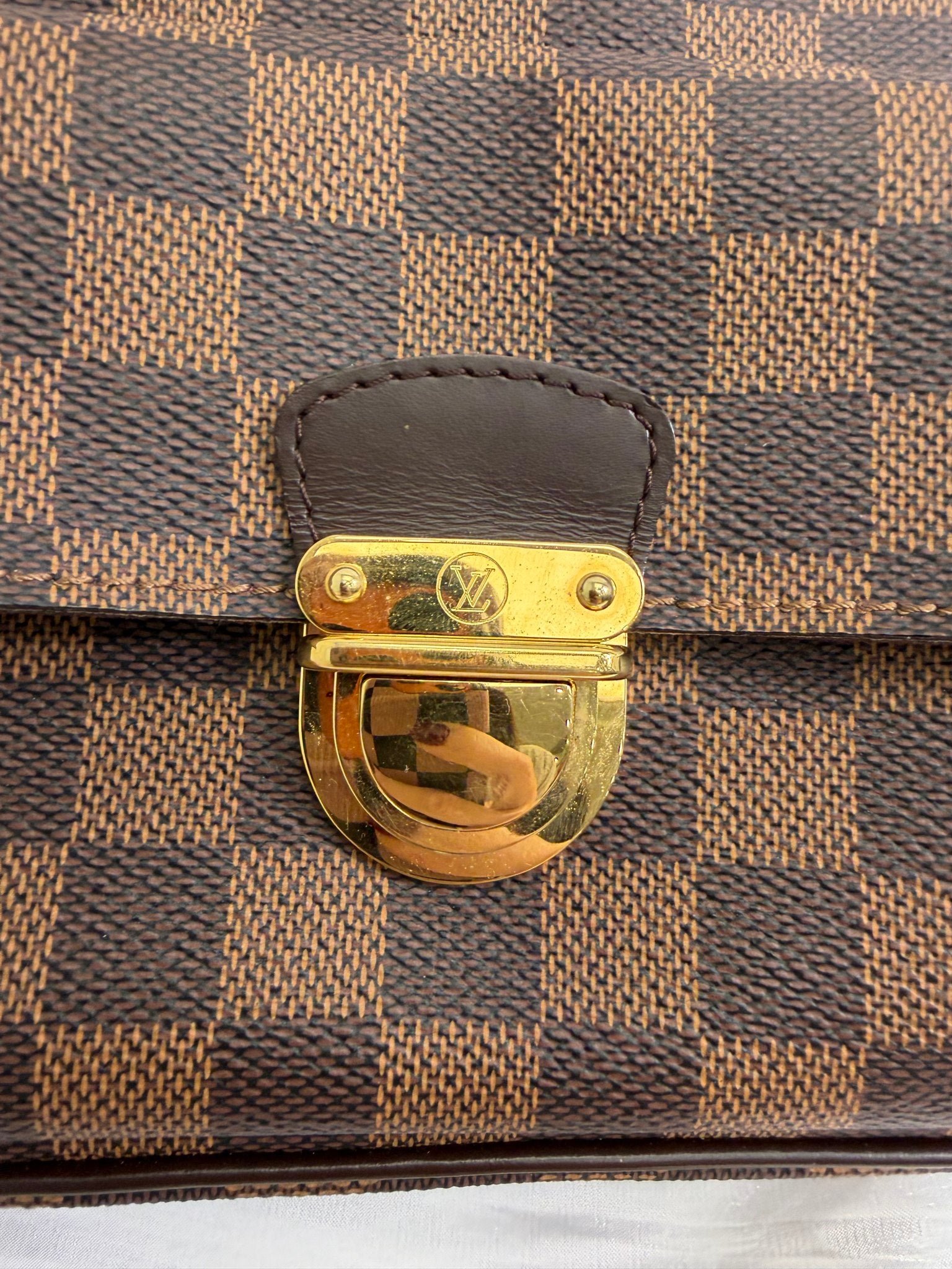 Louis Vuitton Damier Ebene Ravello GM Shoulder Bag