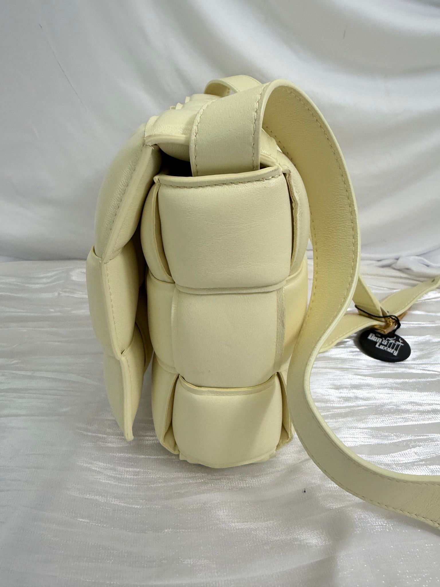 Bottega Veneta Butter Yellow Leather Padded Cassette Crossbody