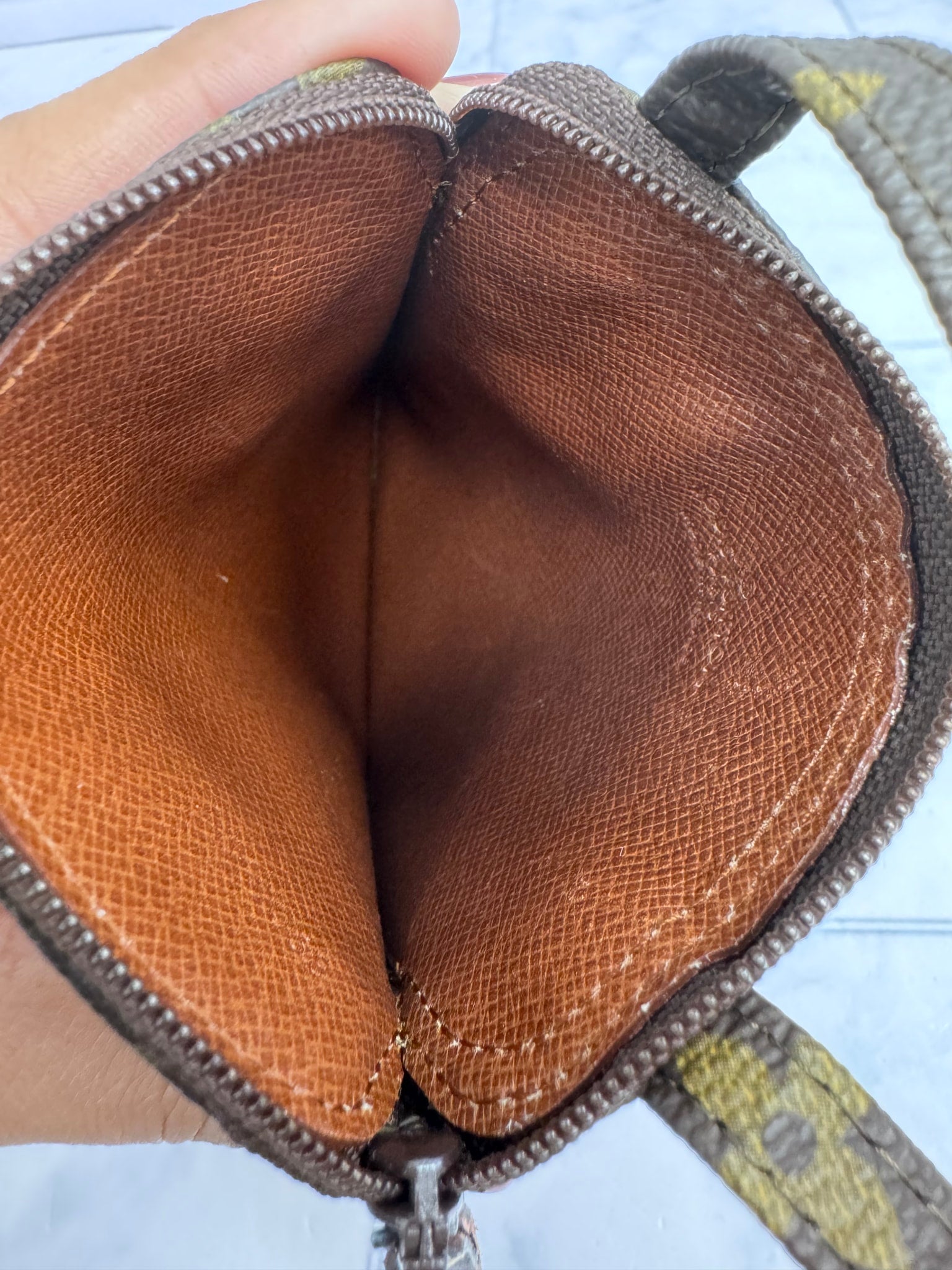 Louis Vuitton Monogram Pochette Secret Crossbody Bag