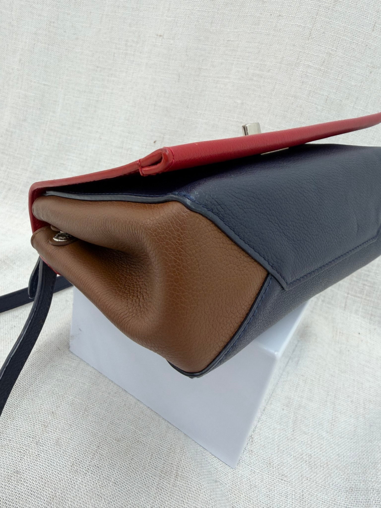 Louis Vuitton Tricolor Leather Lockme BB Bag
