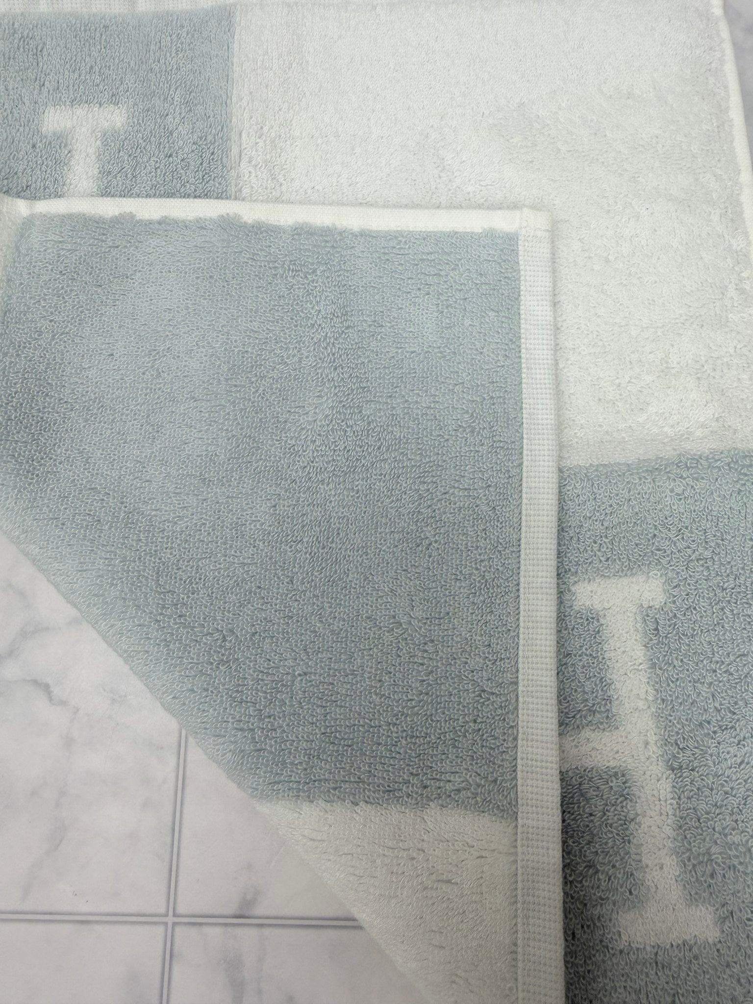 BRAND NEW - Hermes Baby Blue Cotton Face Towel