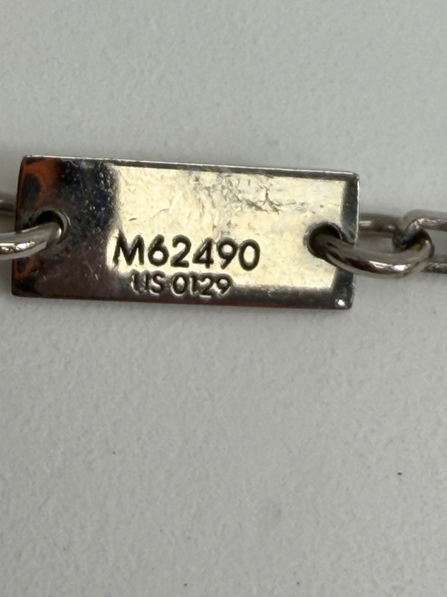 Louis Vuitton Silver Pendant Necklace