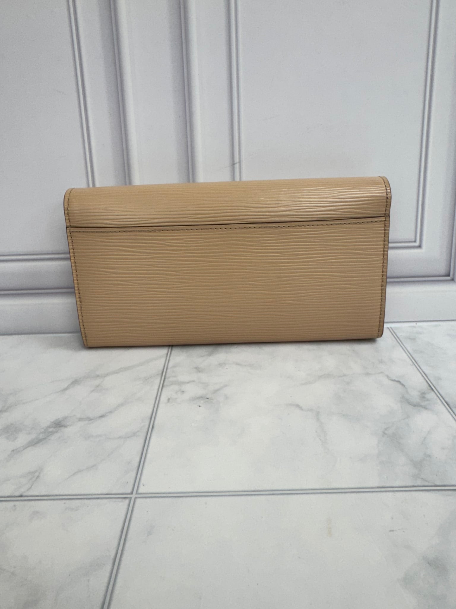 Louis Vuitton Beige Epi Leather Sarah Wallet